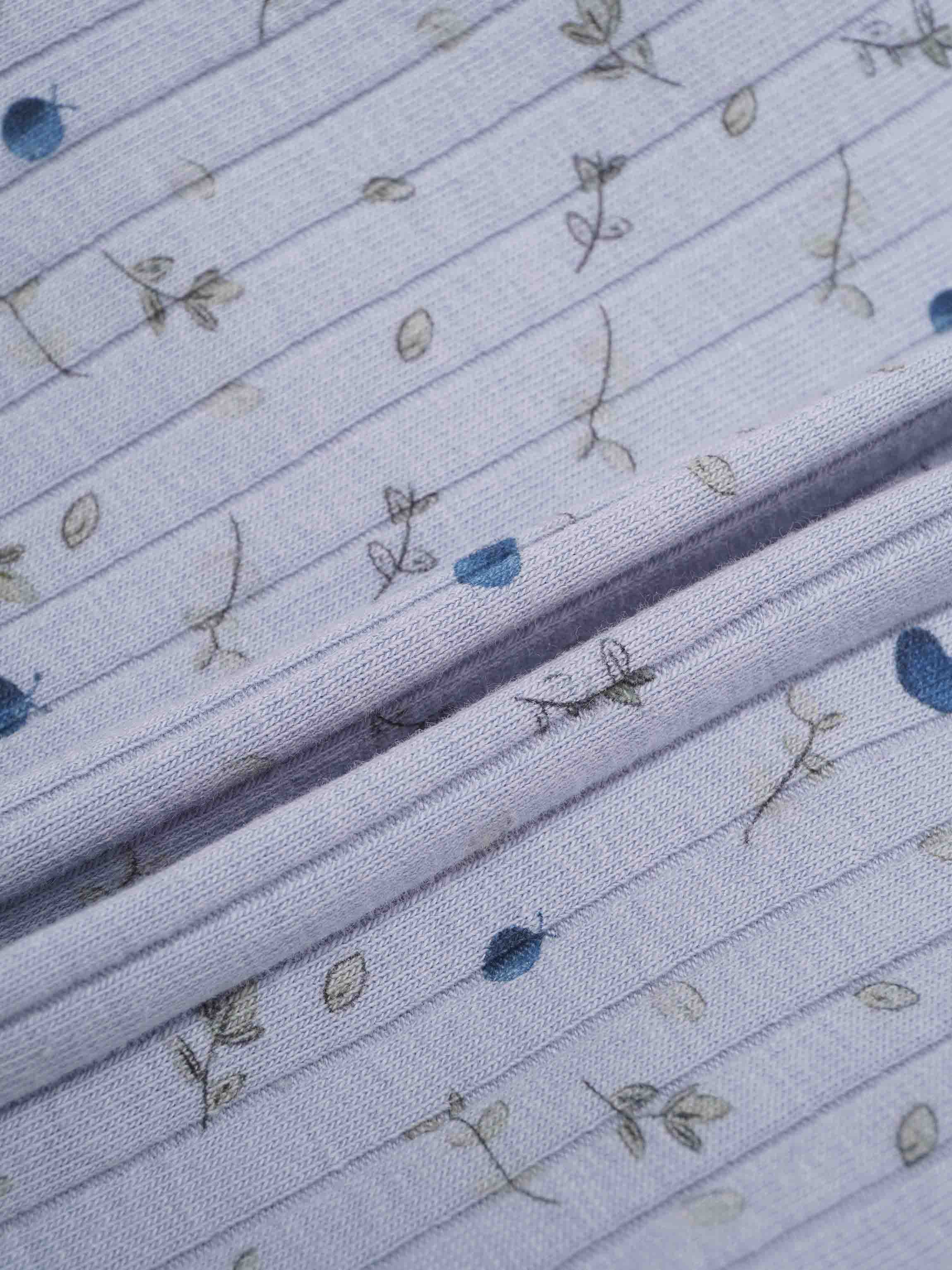 Mini Berry Stretchy, Beanie and Bib-Blue