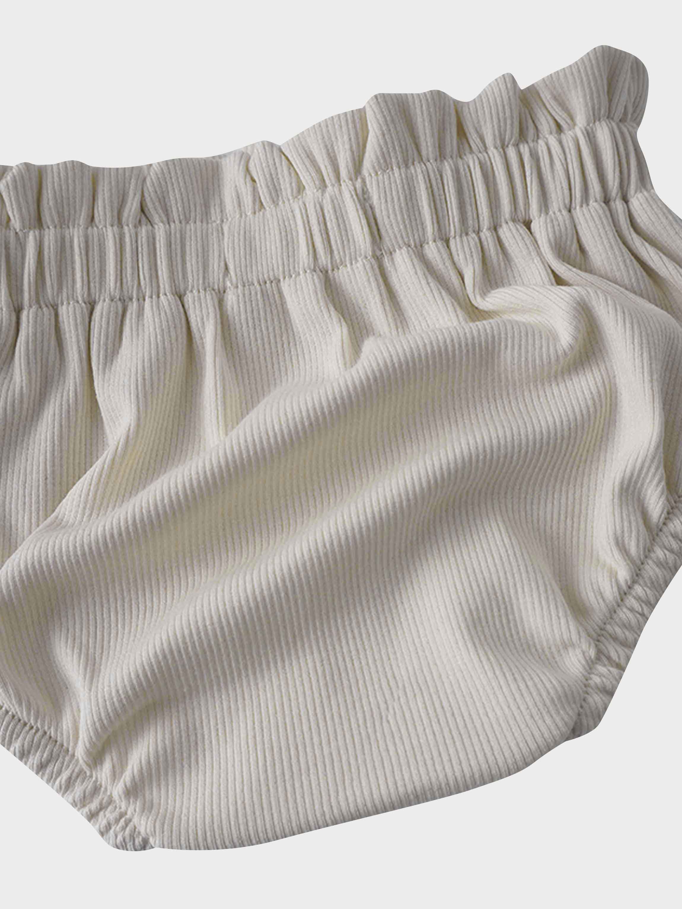 Paper Bag Waist Bloomers-Light Tan