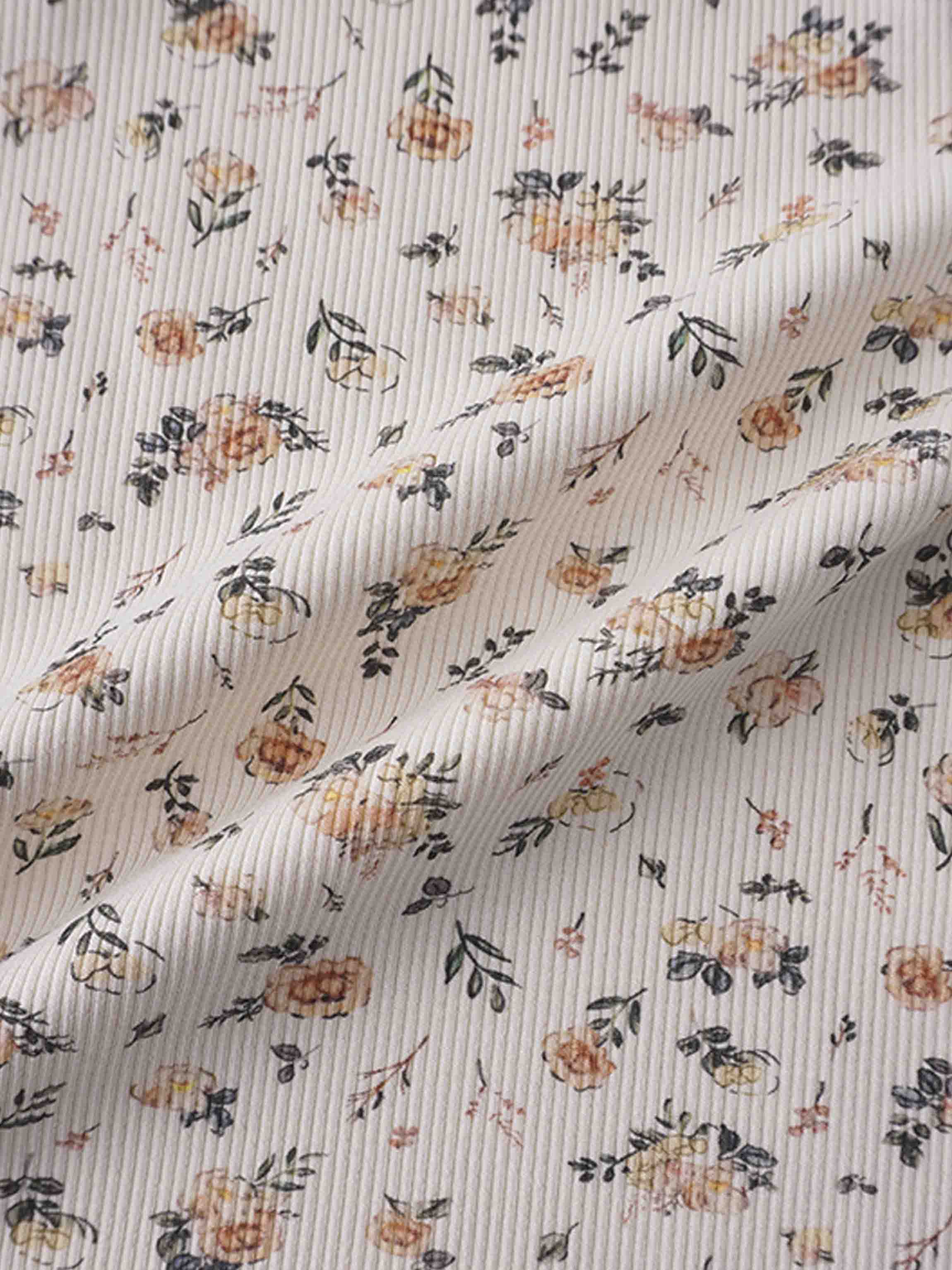 Petit Floral Dress- 3/4 Bubble Sleeve
