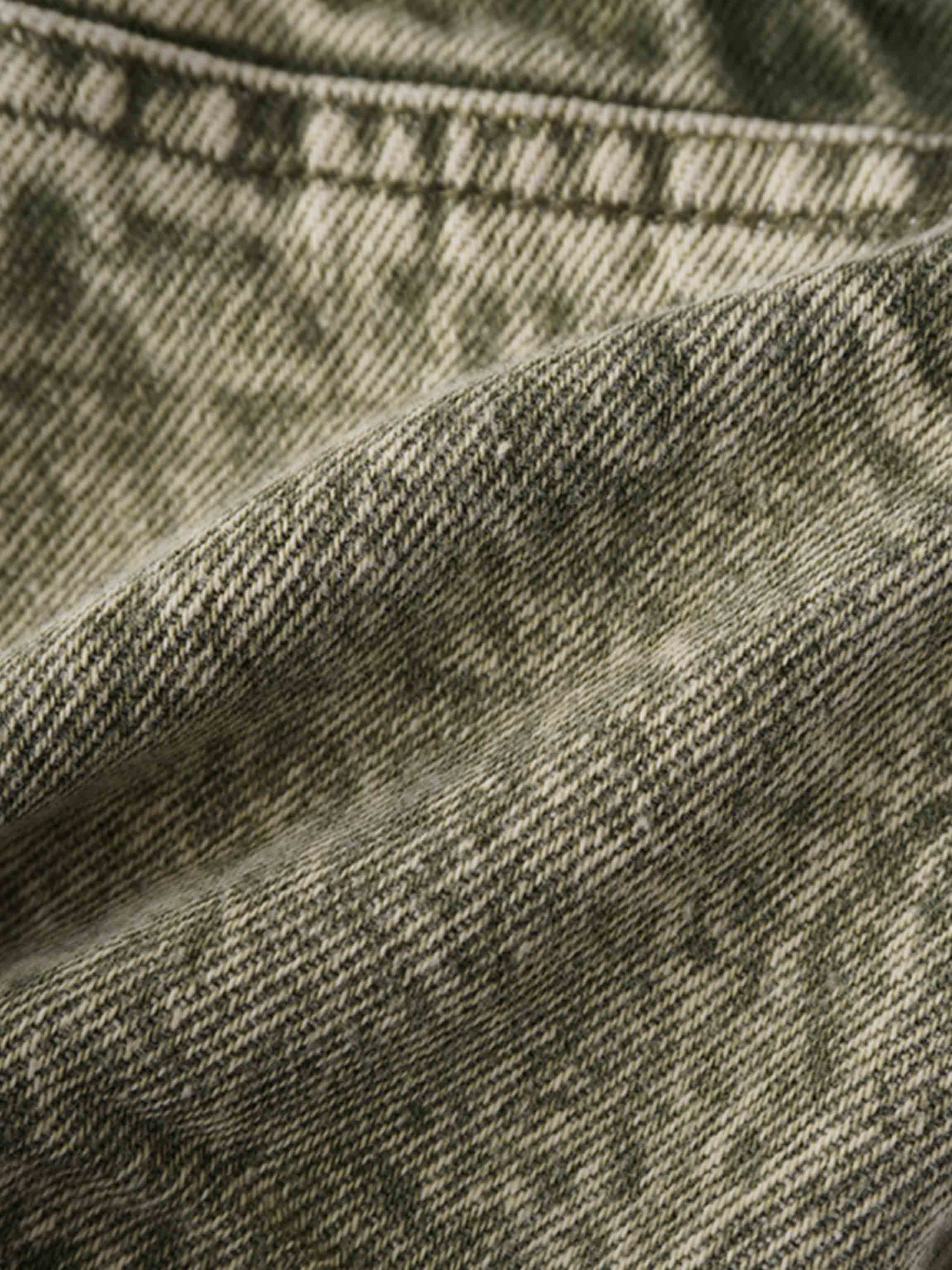 Denim Shorts- Washed Green Denim