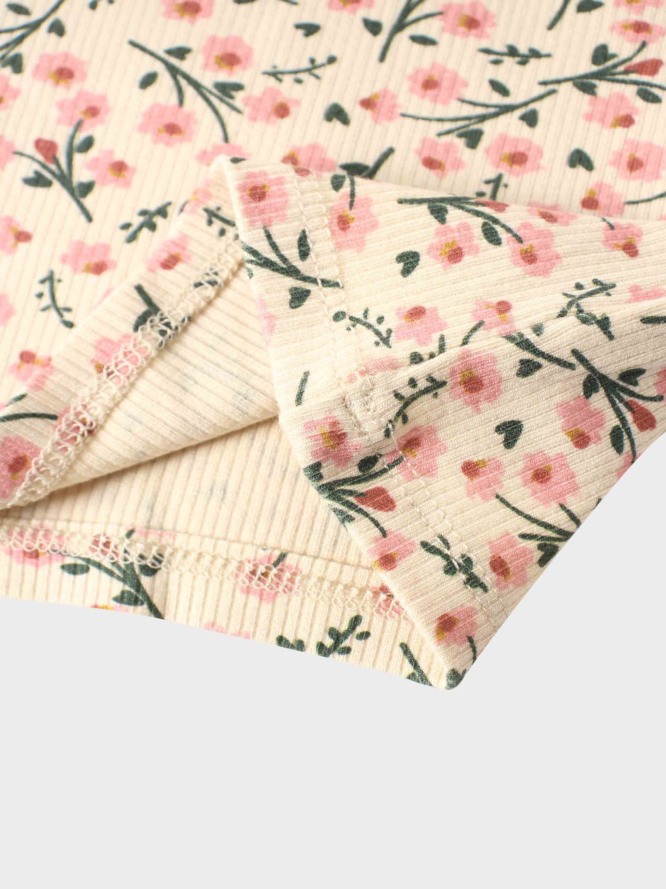 Floral Robe-3/4 Sleeve T-Shirt