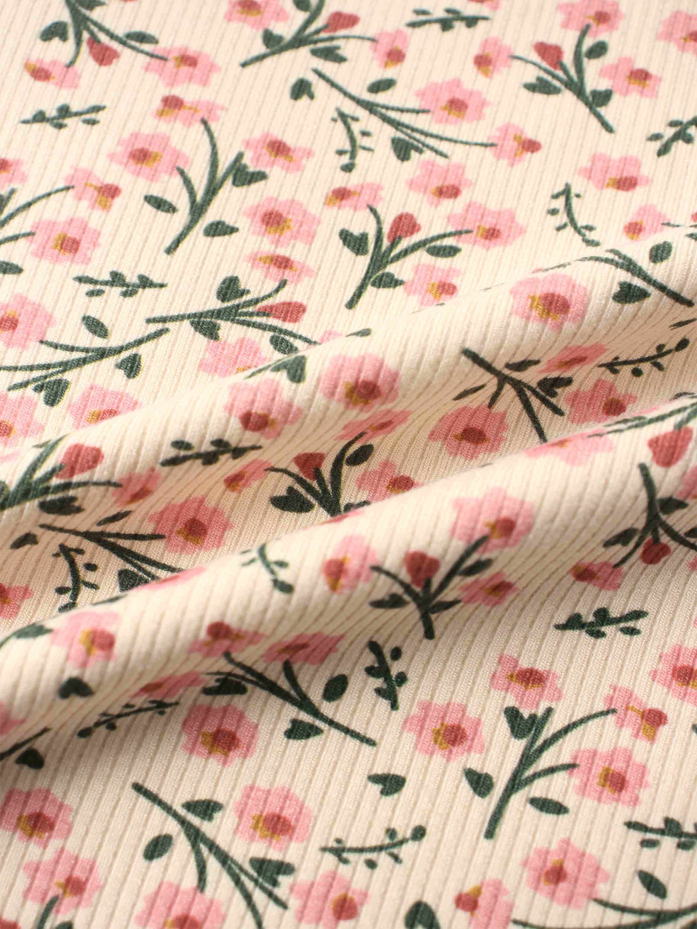 Floral Robe-3/4 Sleeve T-Shirt
