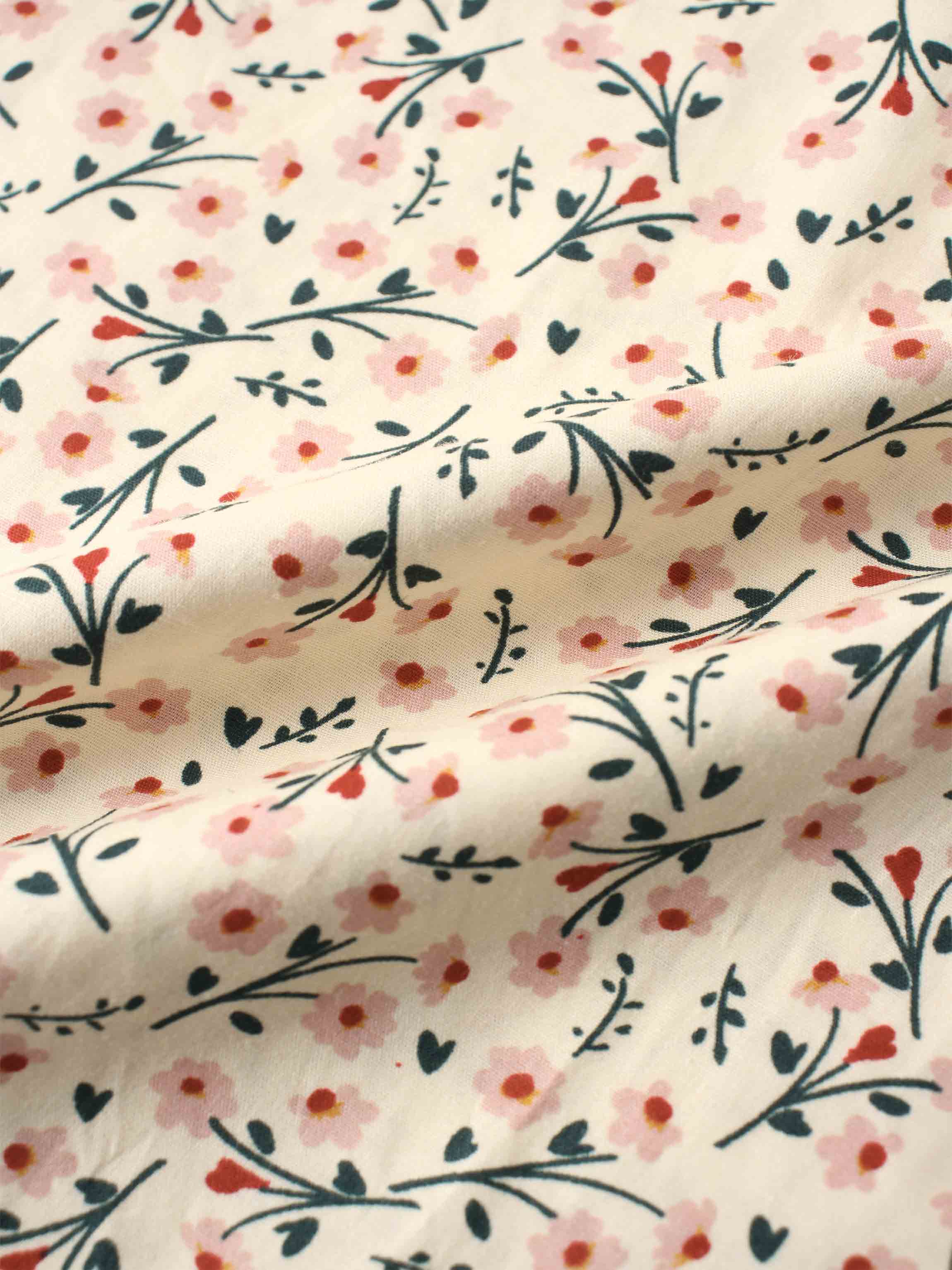 Floral Robe-3/4 Sleeve T-Shirt