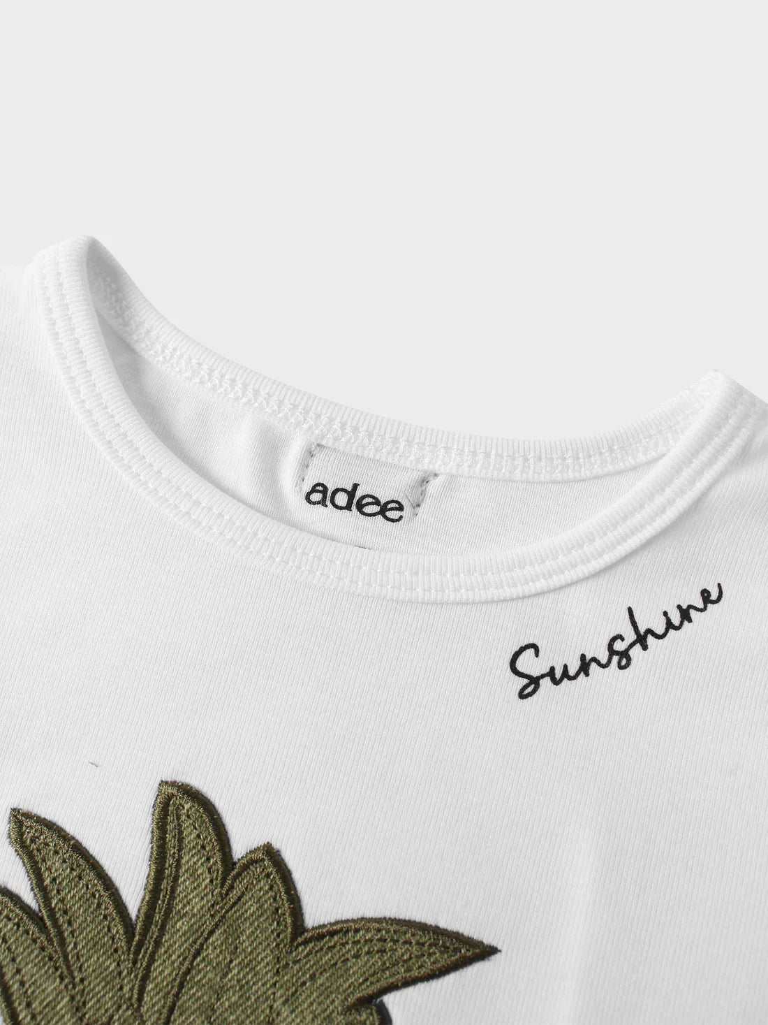 Pineapple Denim Short Sleeve Shirt