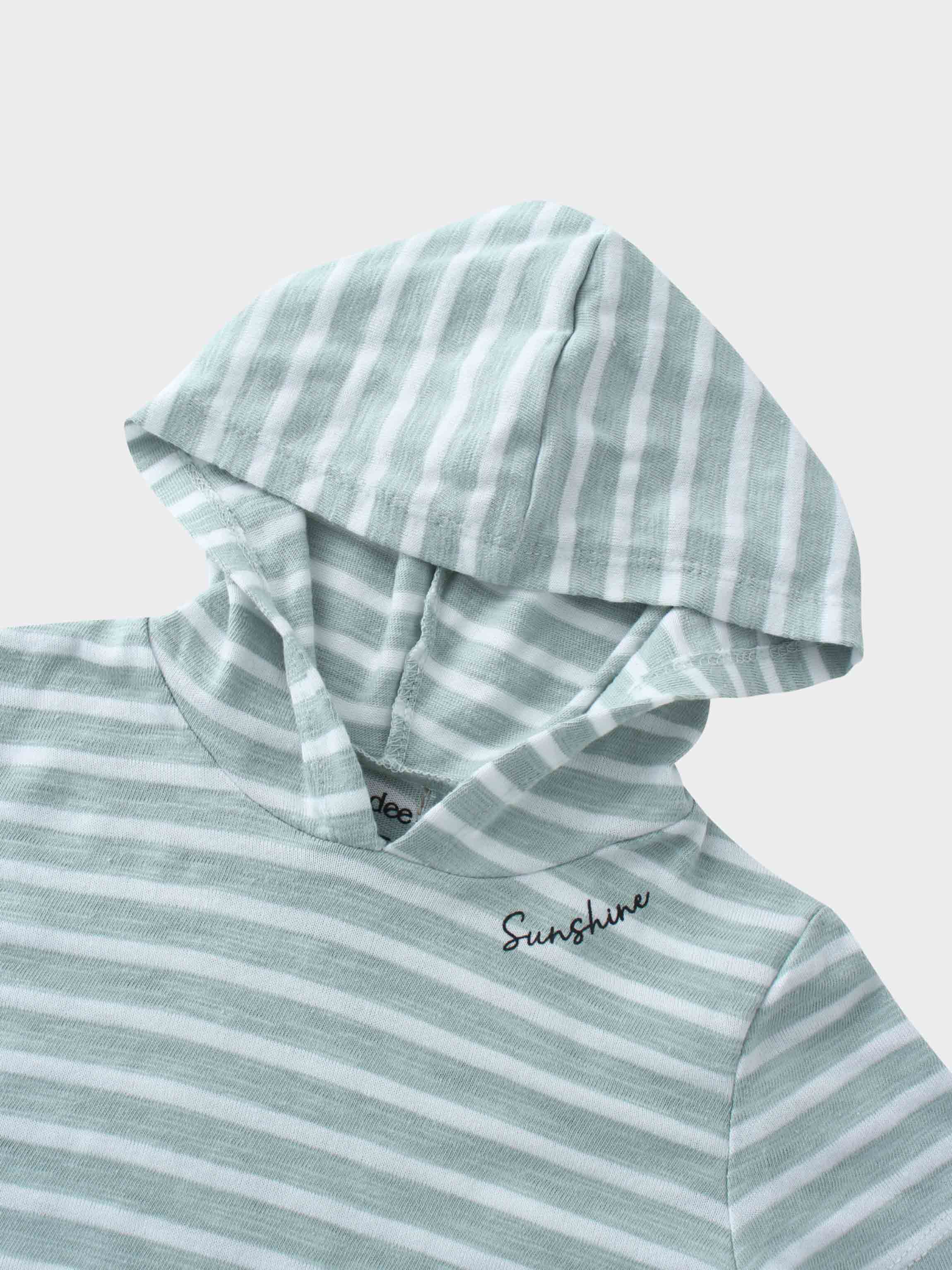 boys striped hoodie shirt