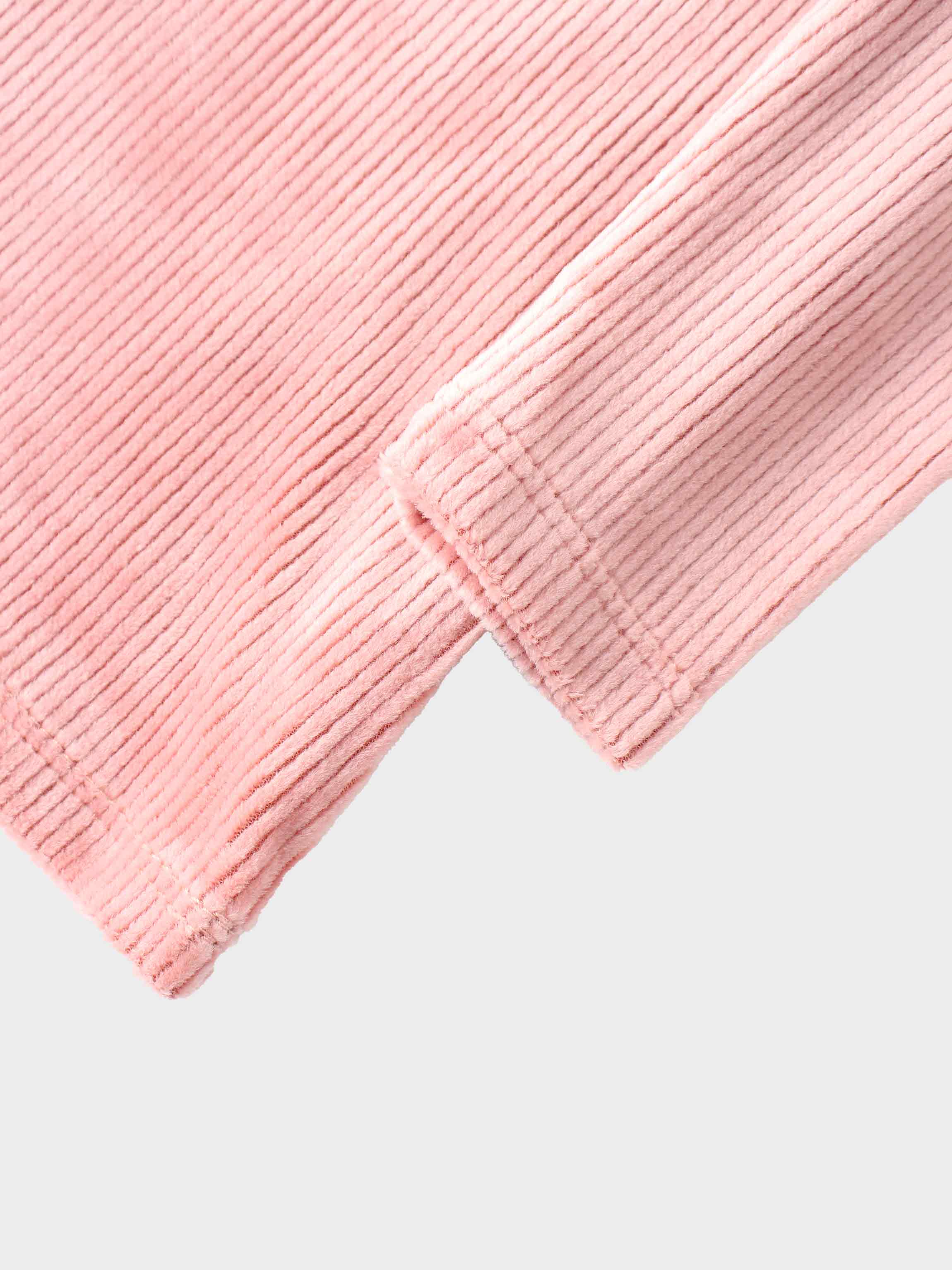 Ribbed Velour Pajama - Pink