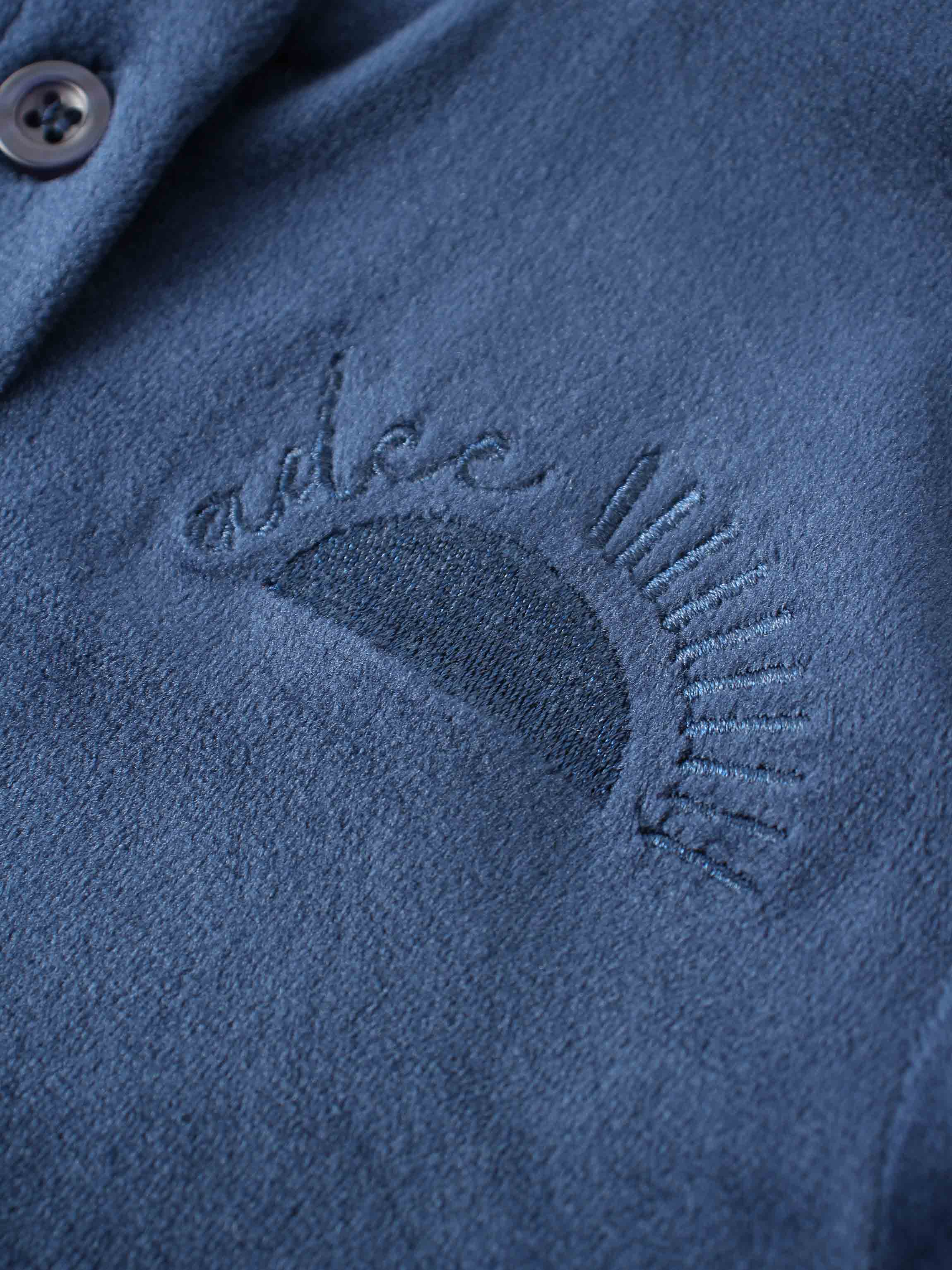 Velour Bomber Set - Navy