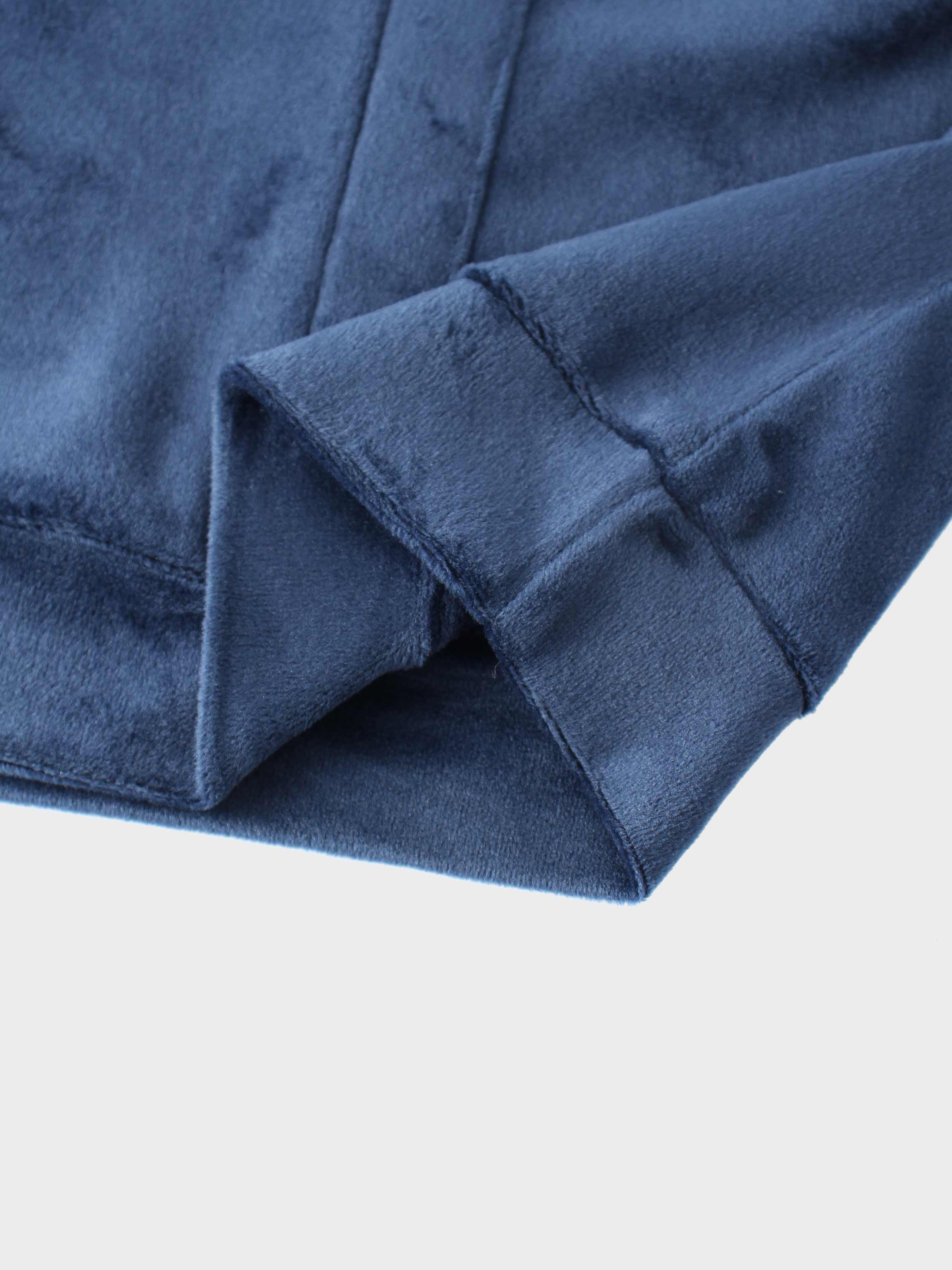 Velour Bomber Set - Navy