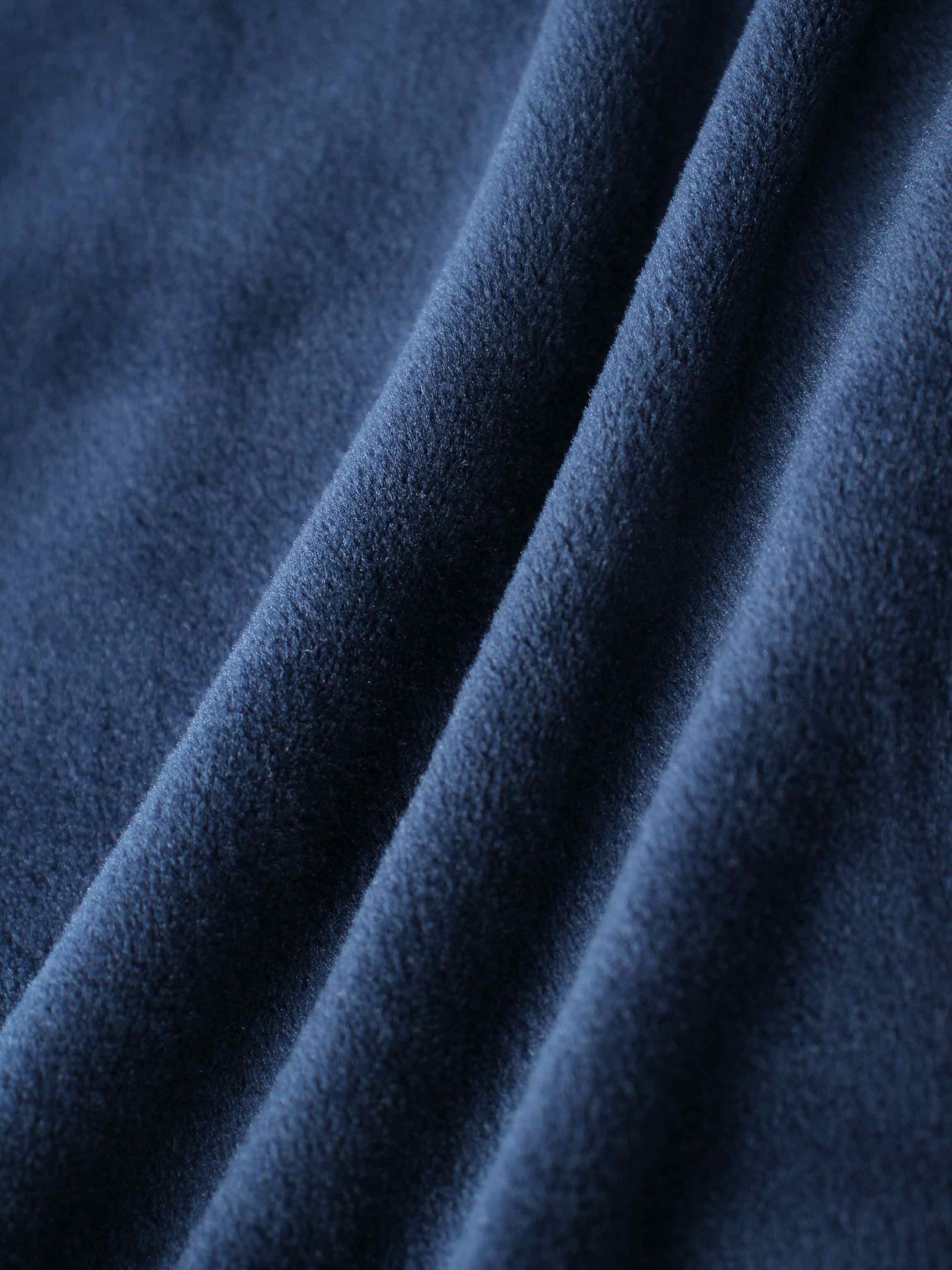 Velour Bomber Set - Navy