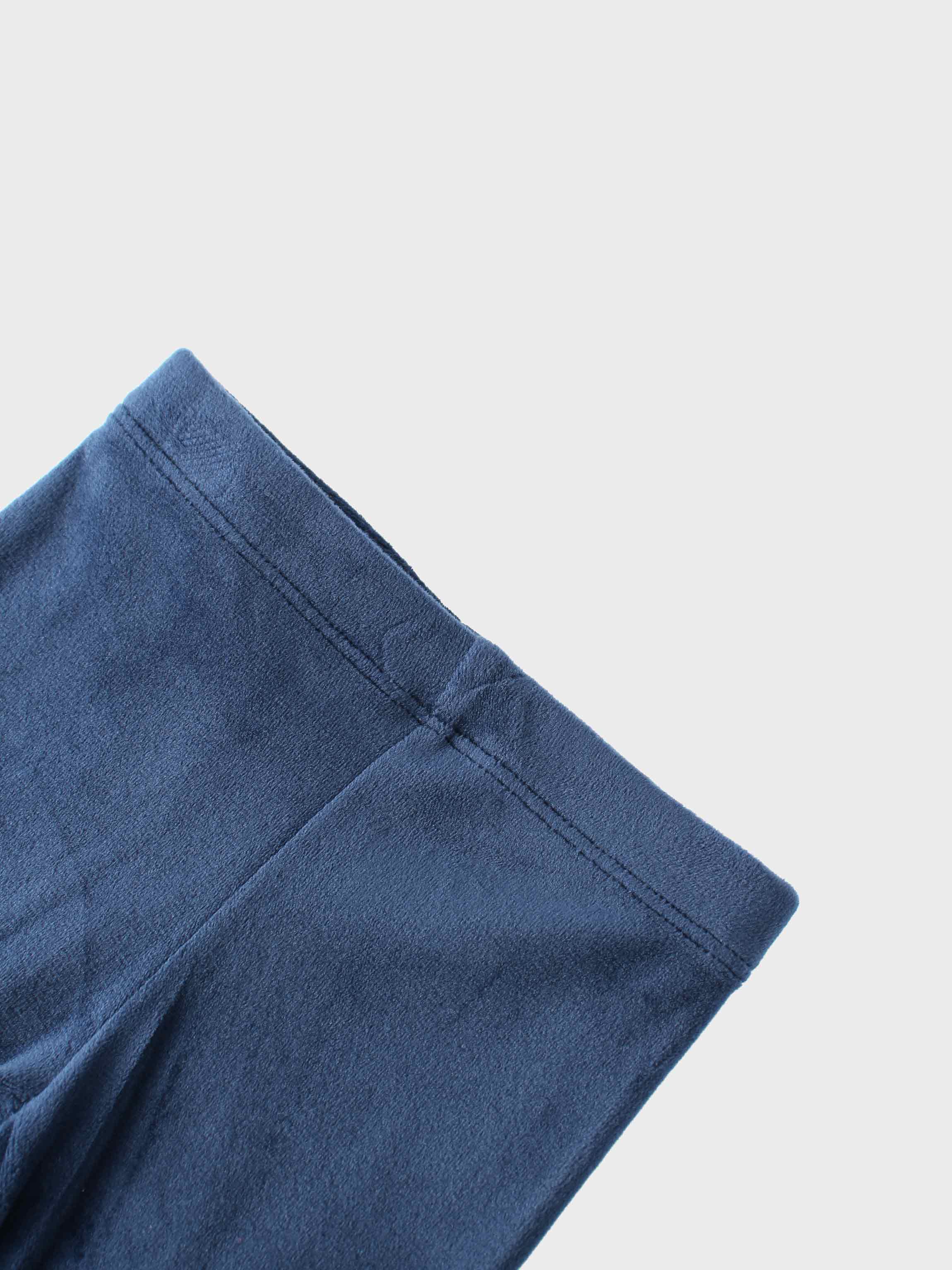 Velour Bomber Set - Navy