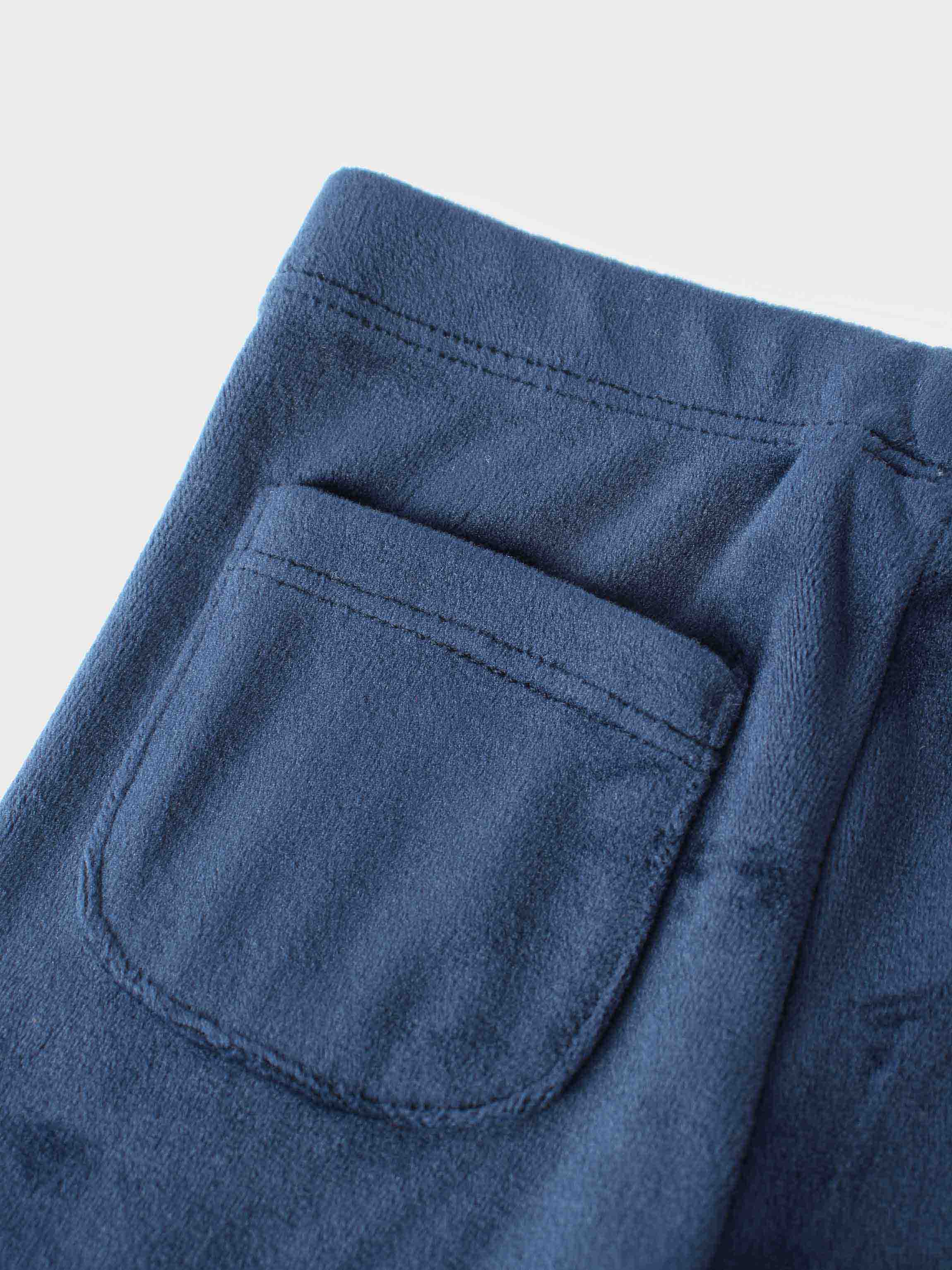 Velour Bomber Set - Navy