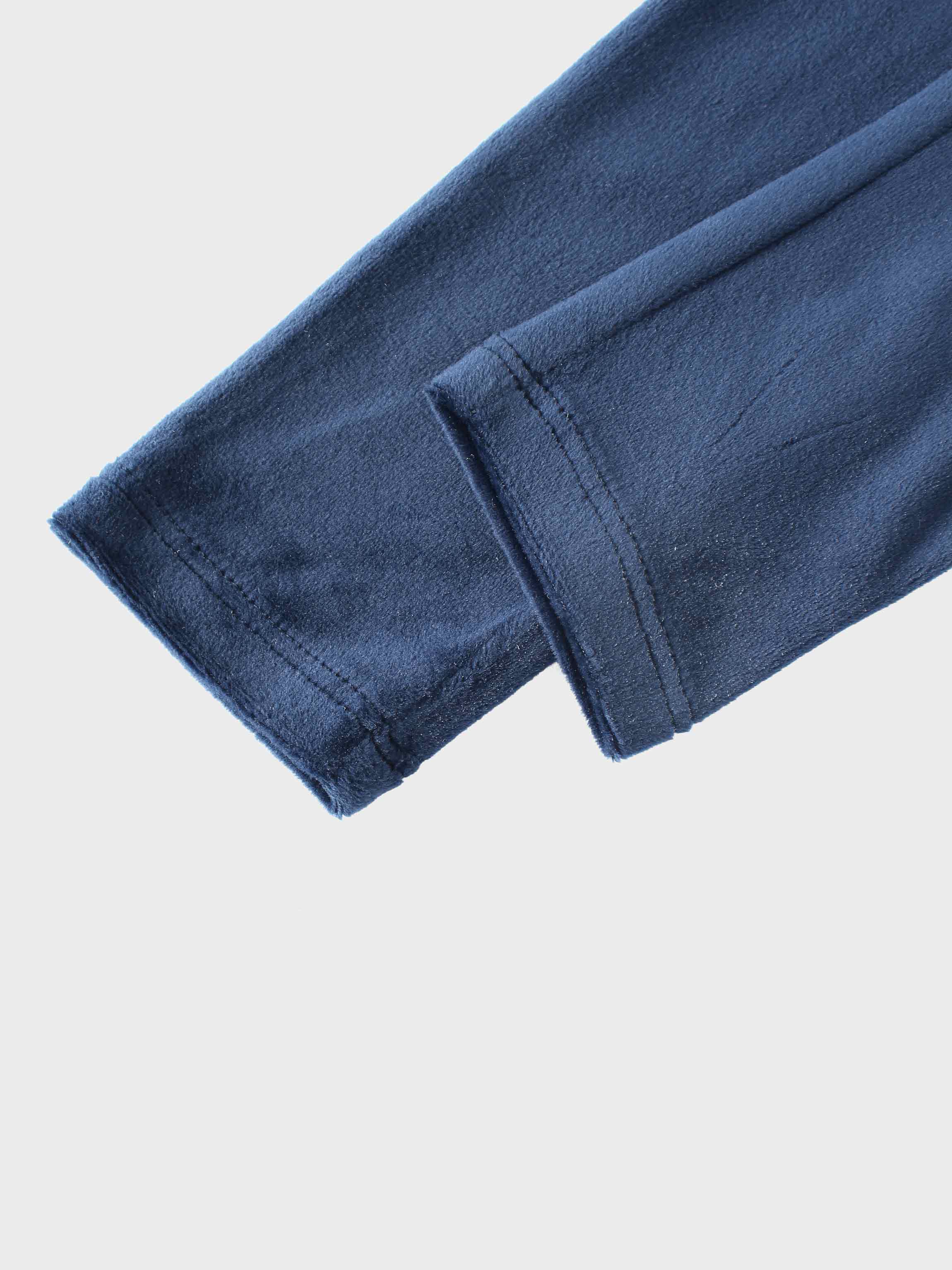 Velour Bomber Set - Navy