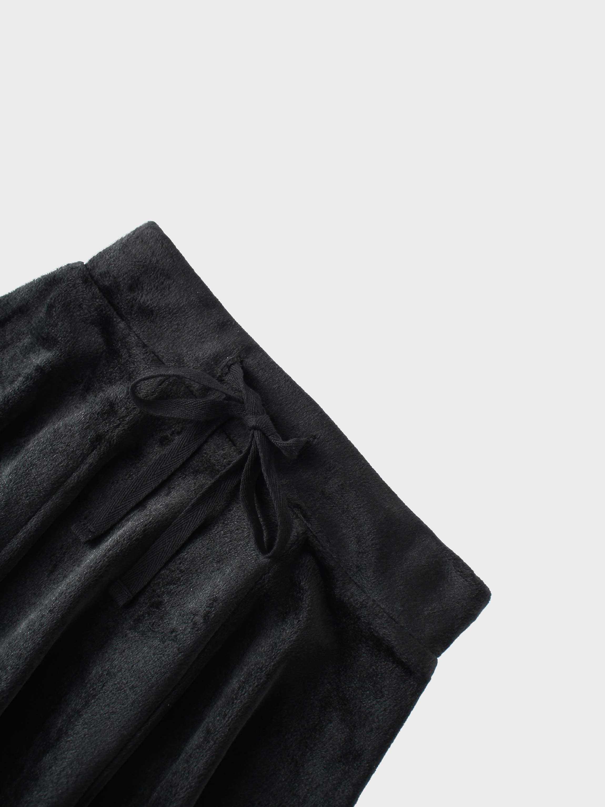 6 Panel Skirt- Black Velour