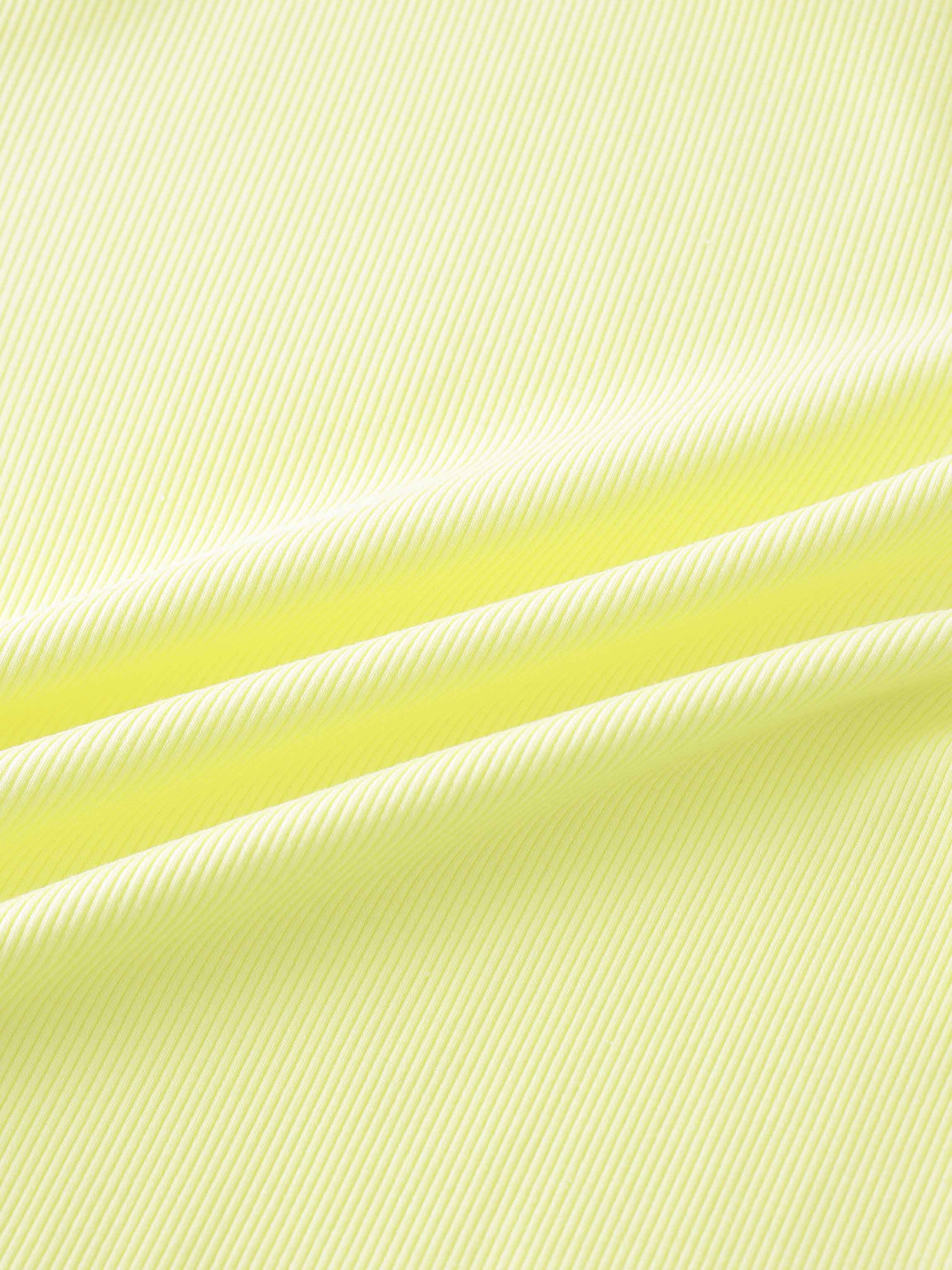 Yellow Ribbed T-Shirt