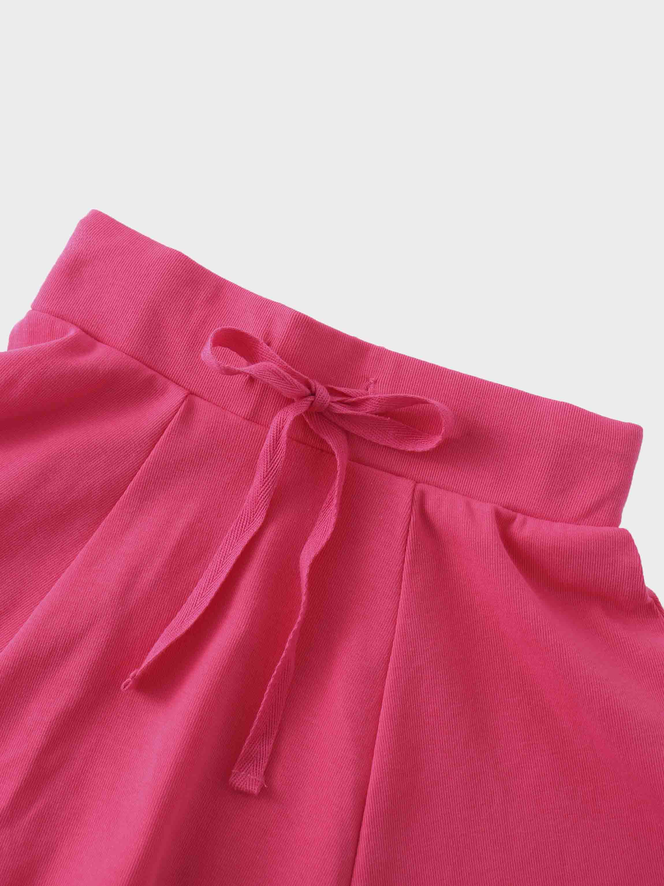 Pink Skirt with 3/4 Sleeve Bubble Shirt