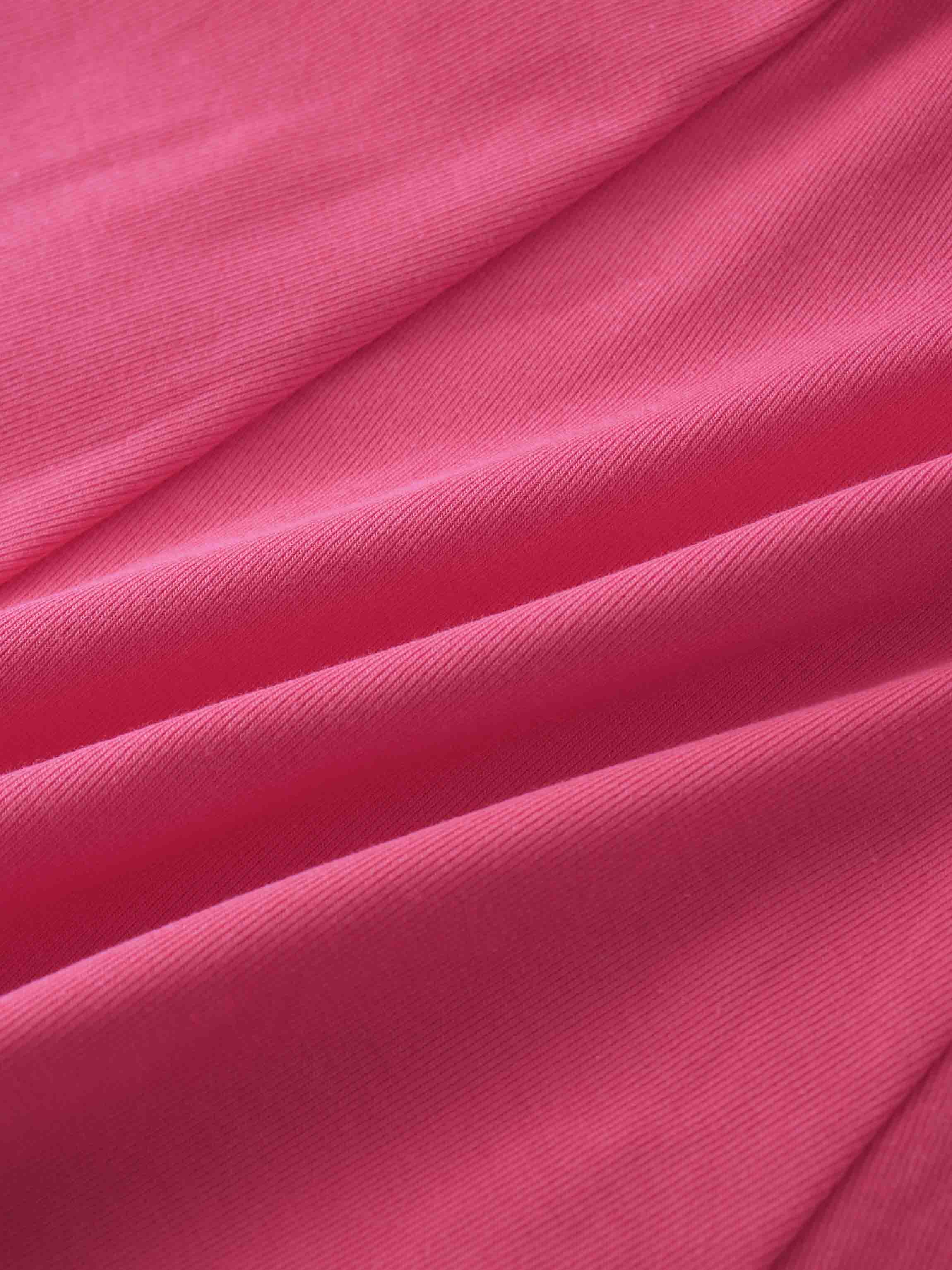 Pink Skirt with 3/4 Sleeve Bubble Shirt