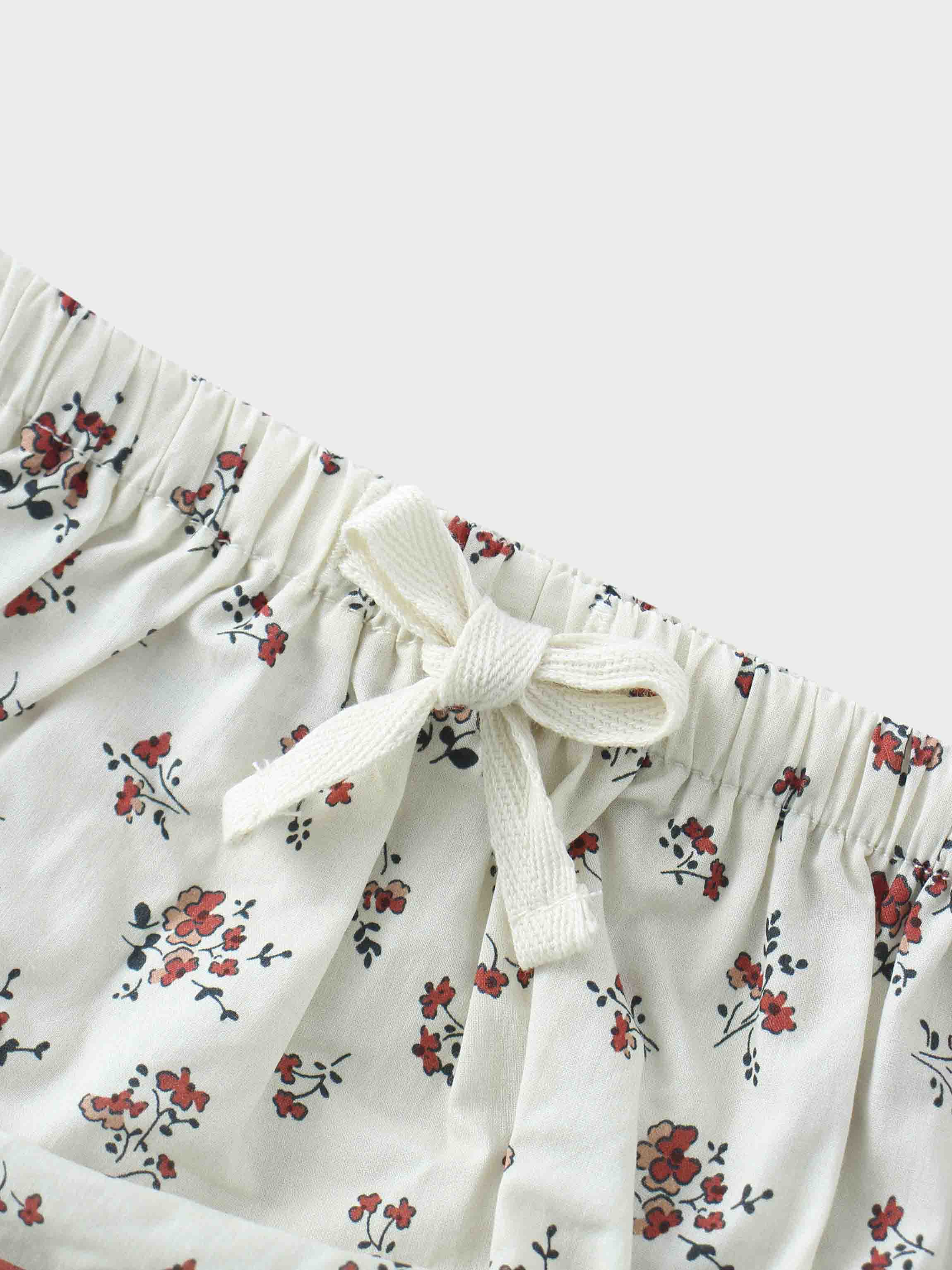 Floral Bubble Bloomers with Shirt
