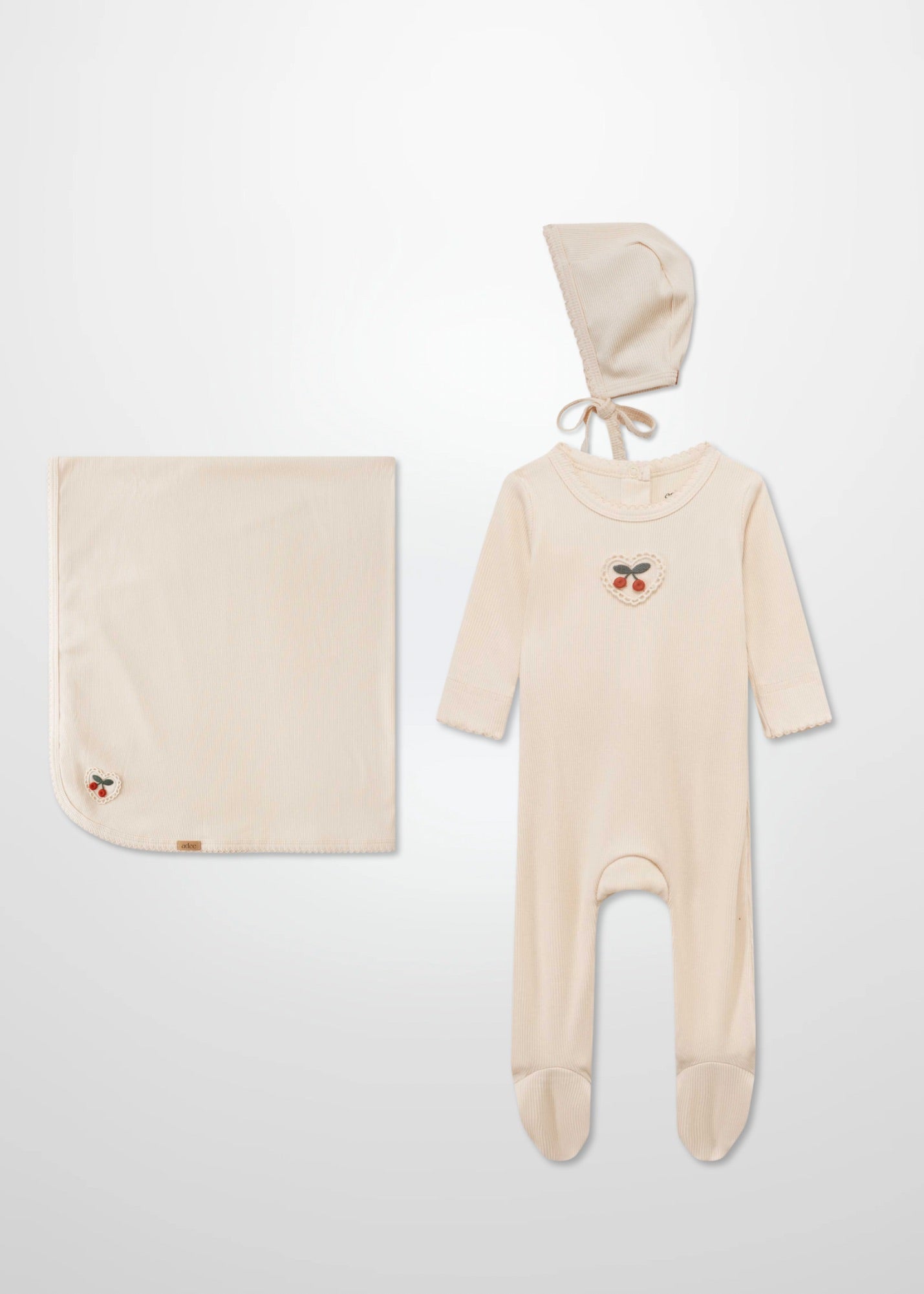 Cherry Lace - Layette Set