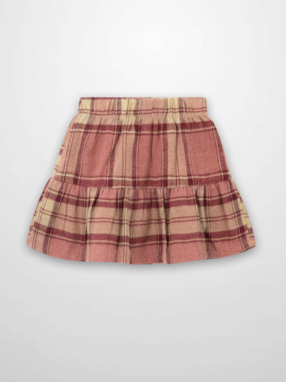 Plaid Skirt - Pink