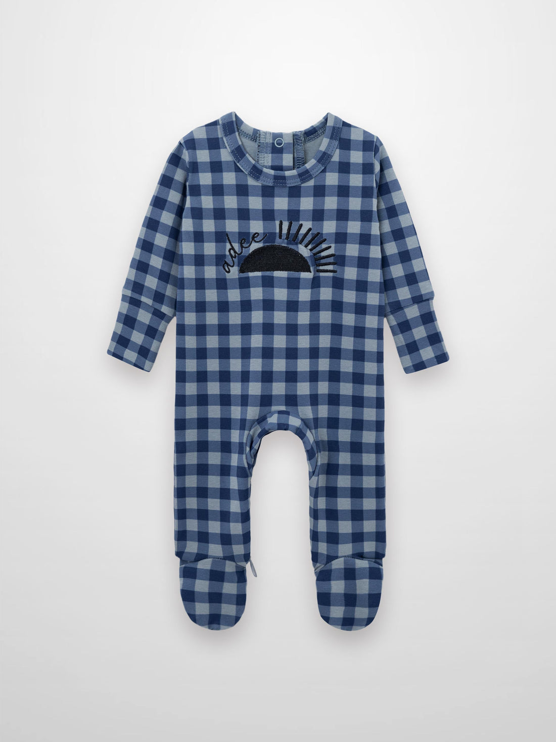 Blue Gingham Stretchy