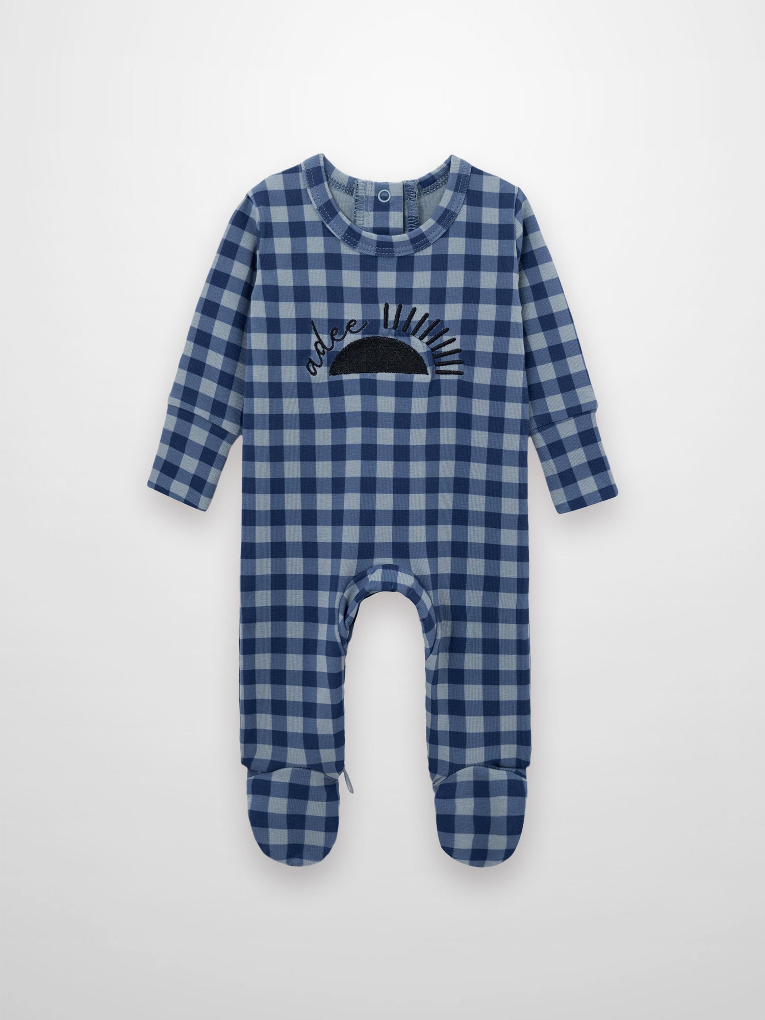 Blue Gingham Stretchy