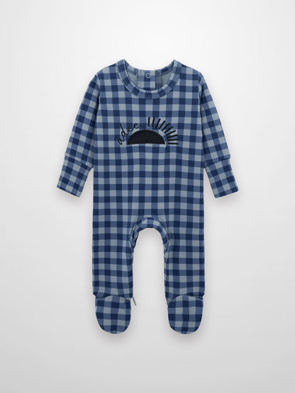 Blue Gingham Stretchy