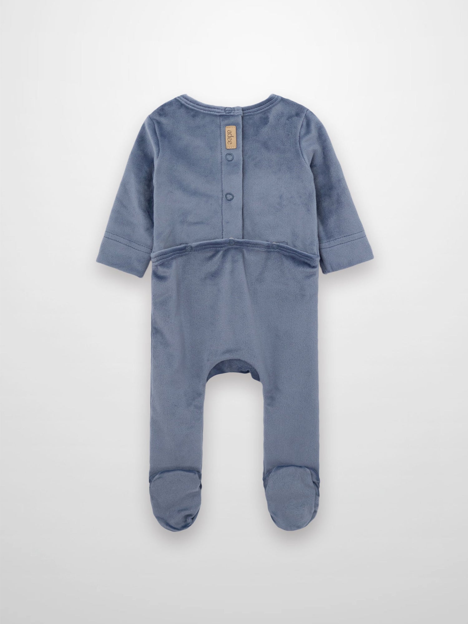 Velour Carriage Stretchy - Blue