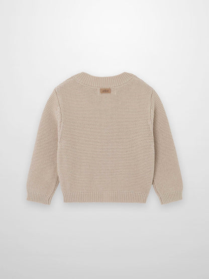 Knit Cardigan - Tan