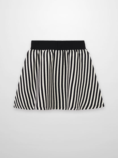 Striped Skirt - Black &amp; White