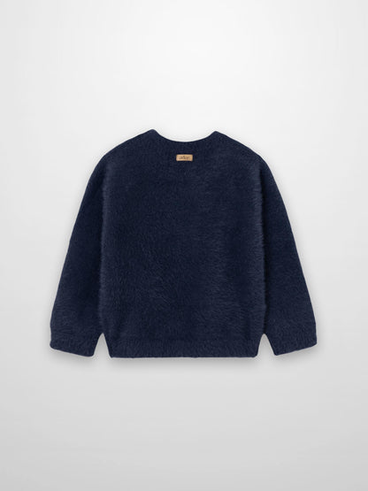 Mohair Cardigan - Blue
