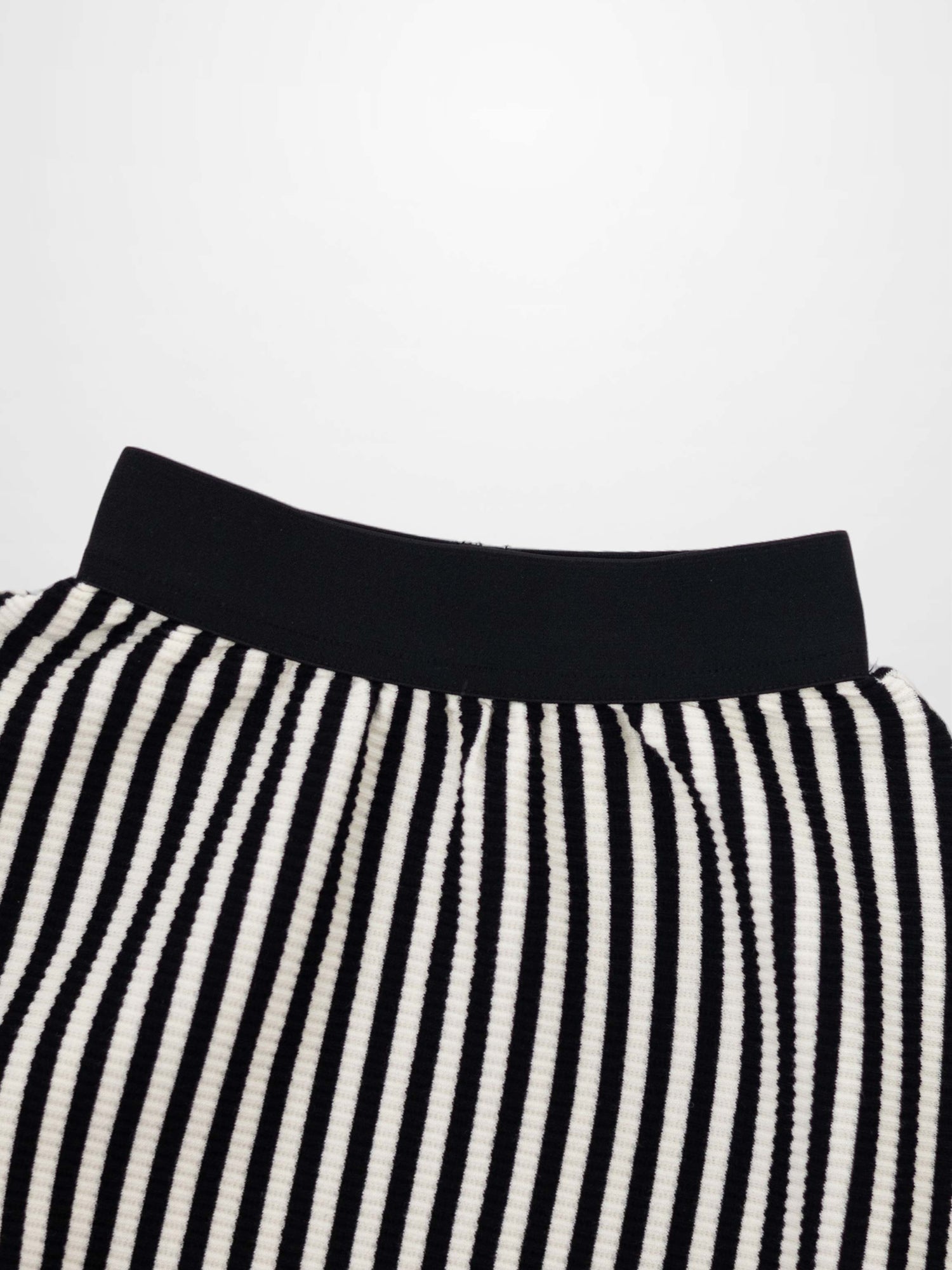 Striped Skirt - Black &amp; White
