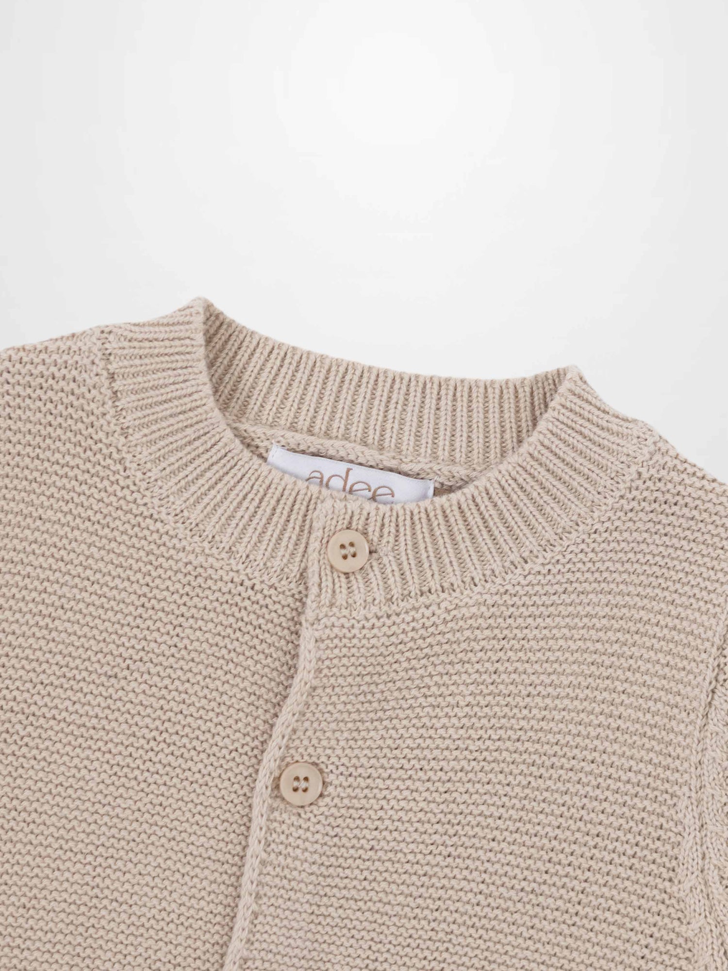 Knit Cardigan - Tan