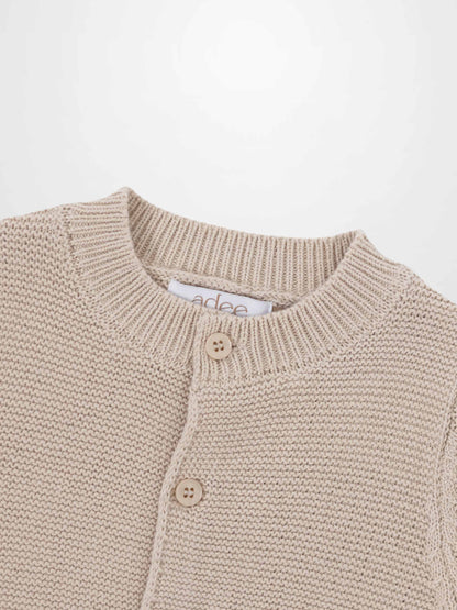 Knit Cardigan - Tan