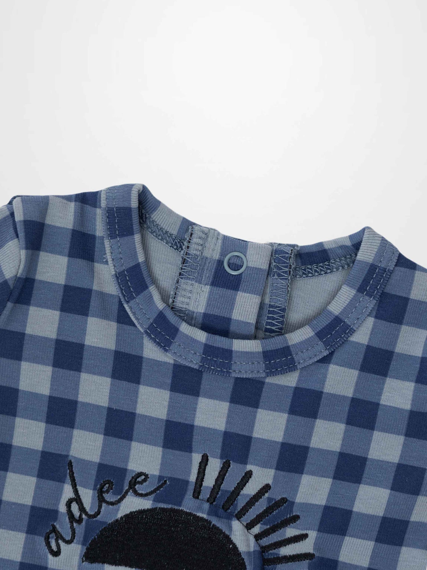 Blue Gingham Stretchy