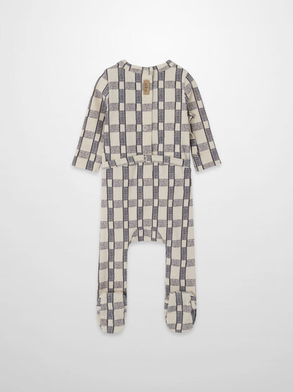 Windowpane Stretchy - Blue