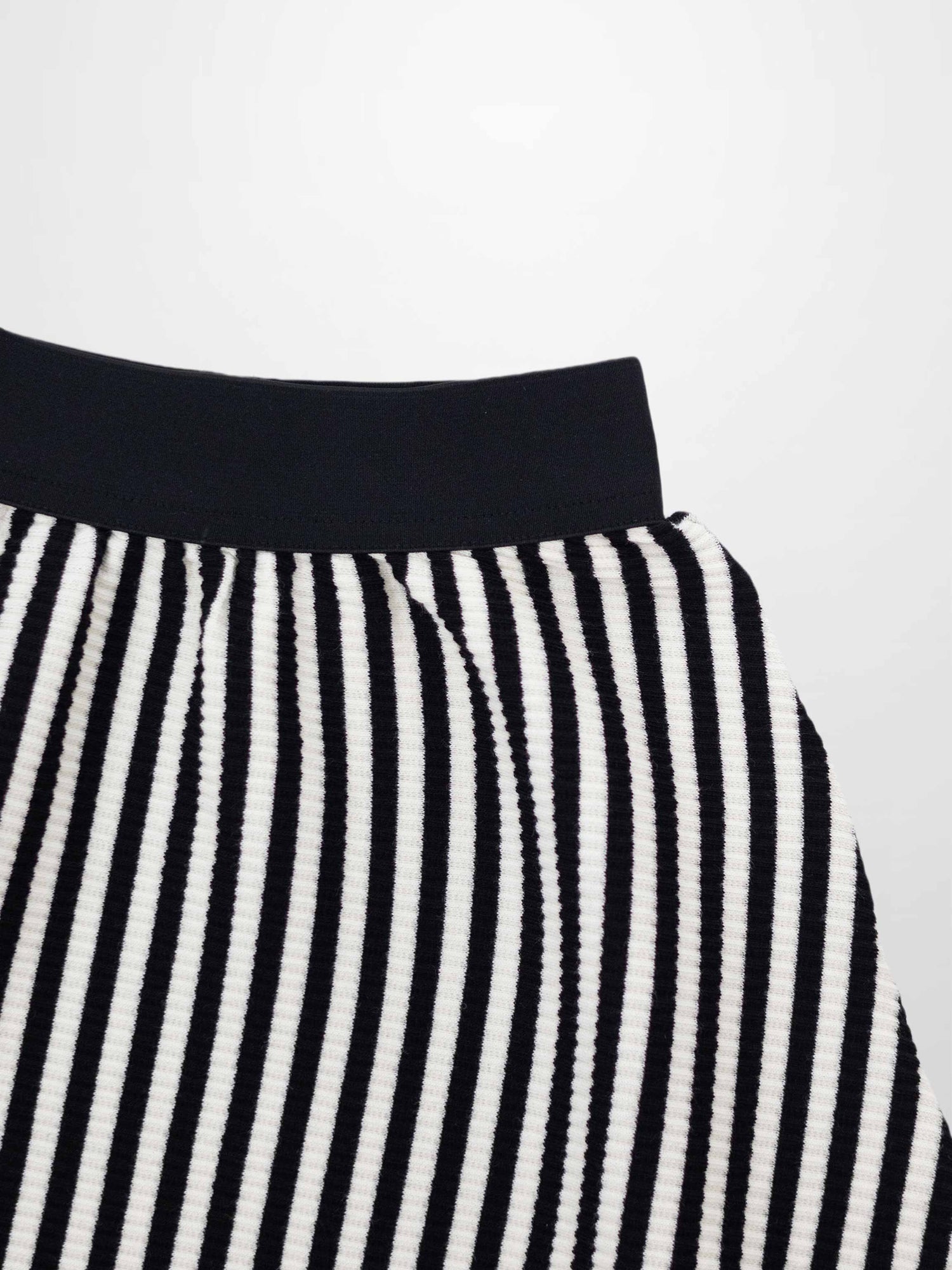 Striped Skirt - Black &amp; White