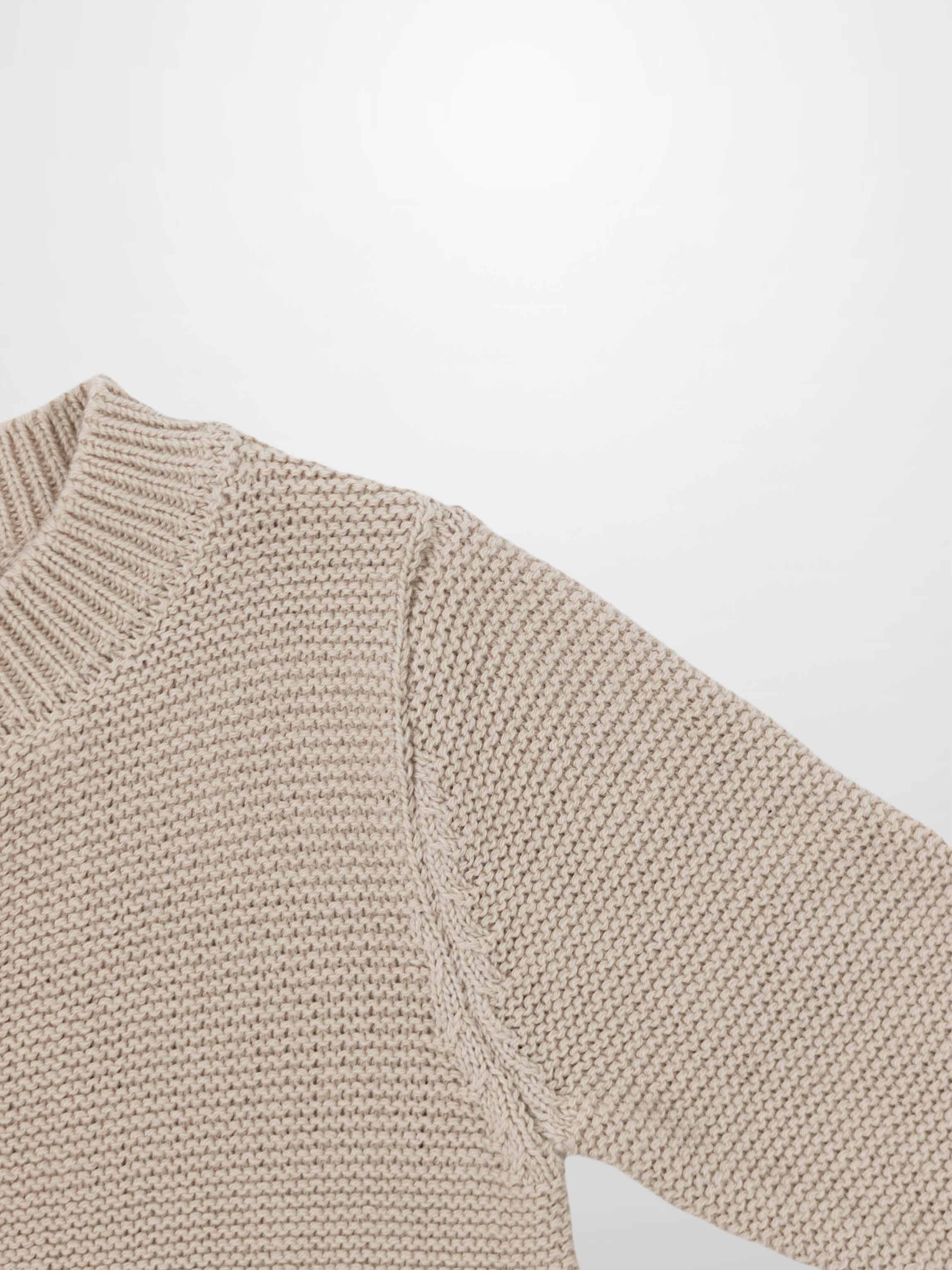 Knit Cardigan - Tan