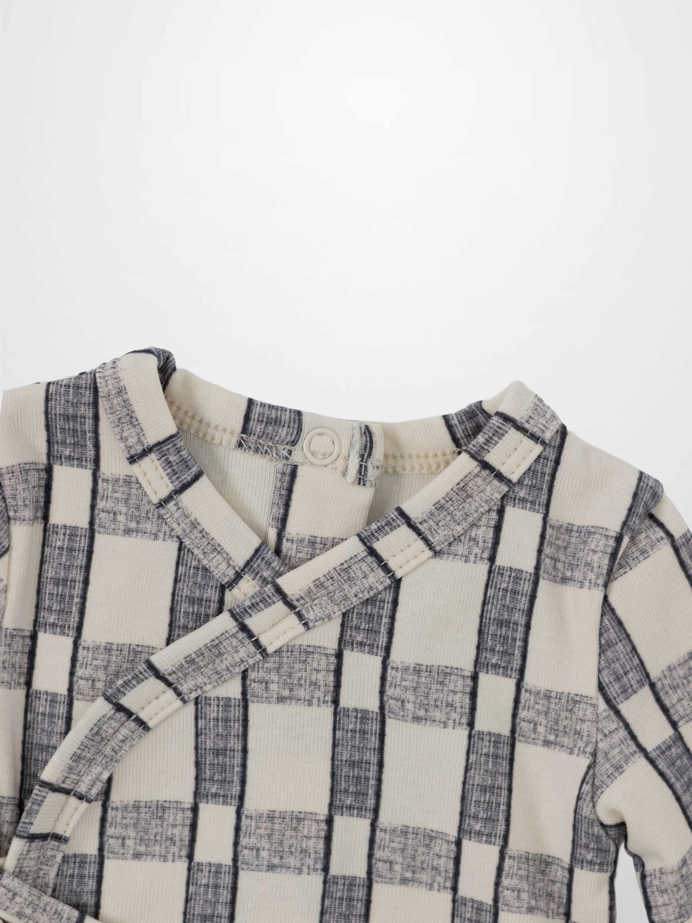 Windowpane Stretchy - Blue