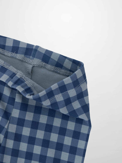 Gingham Pajamas - Blue
