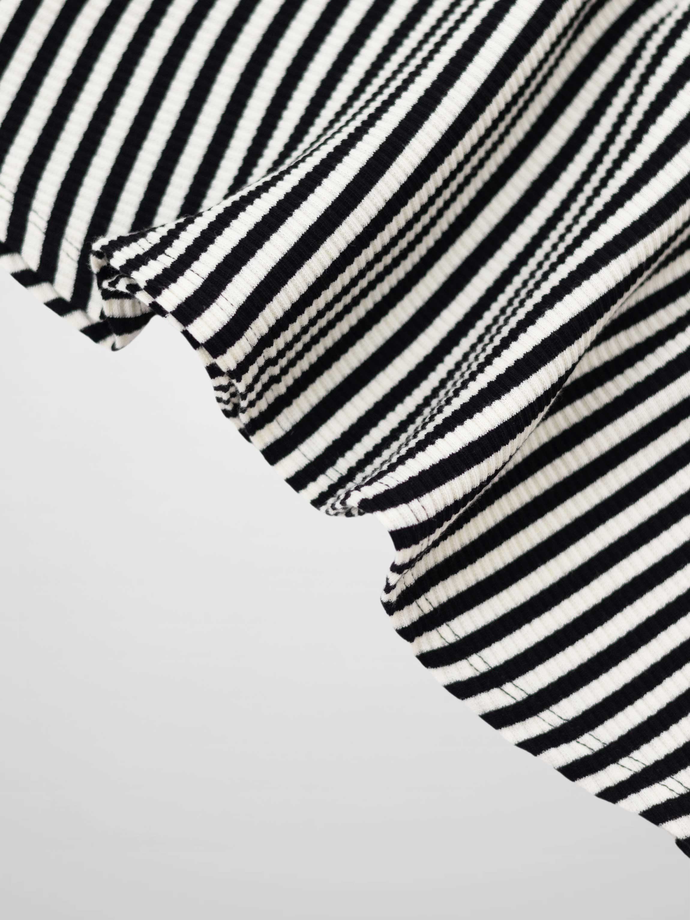 Striped Skirt - Black &amp; White