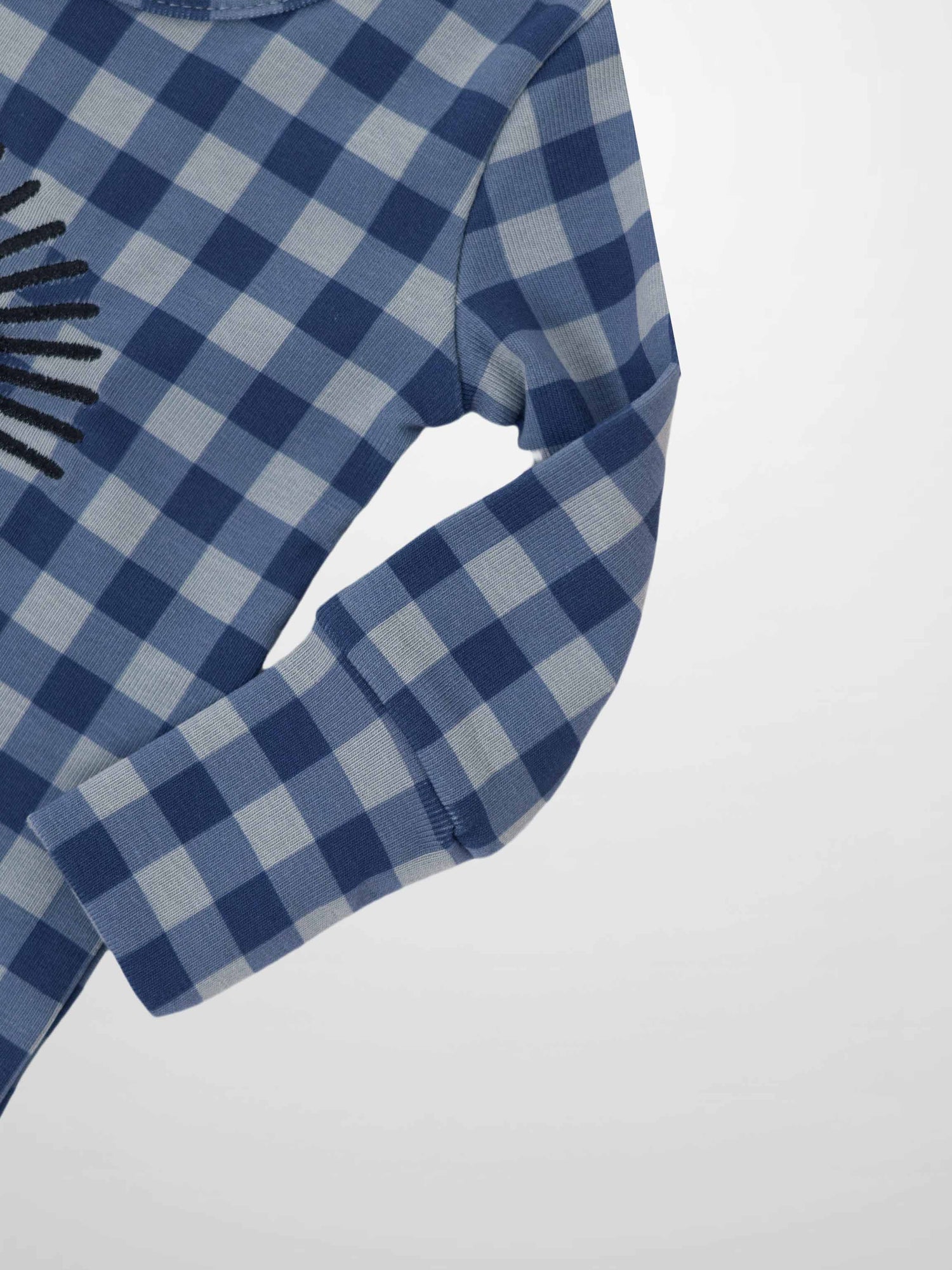Blue Gingham Stretchy
