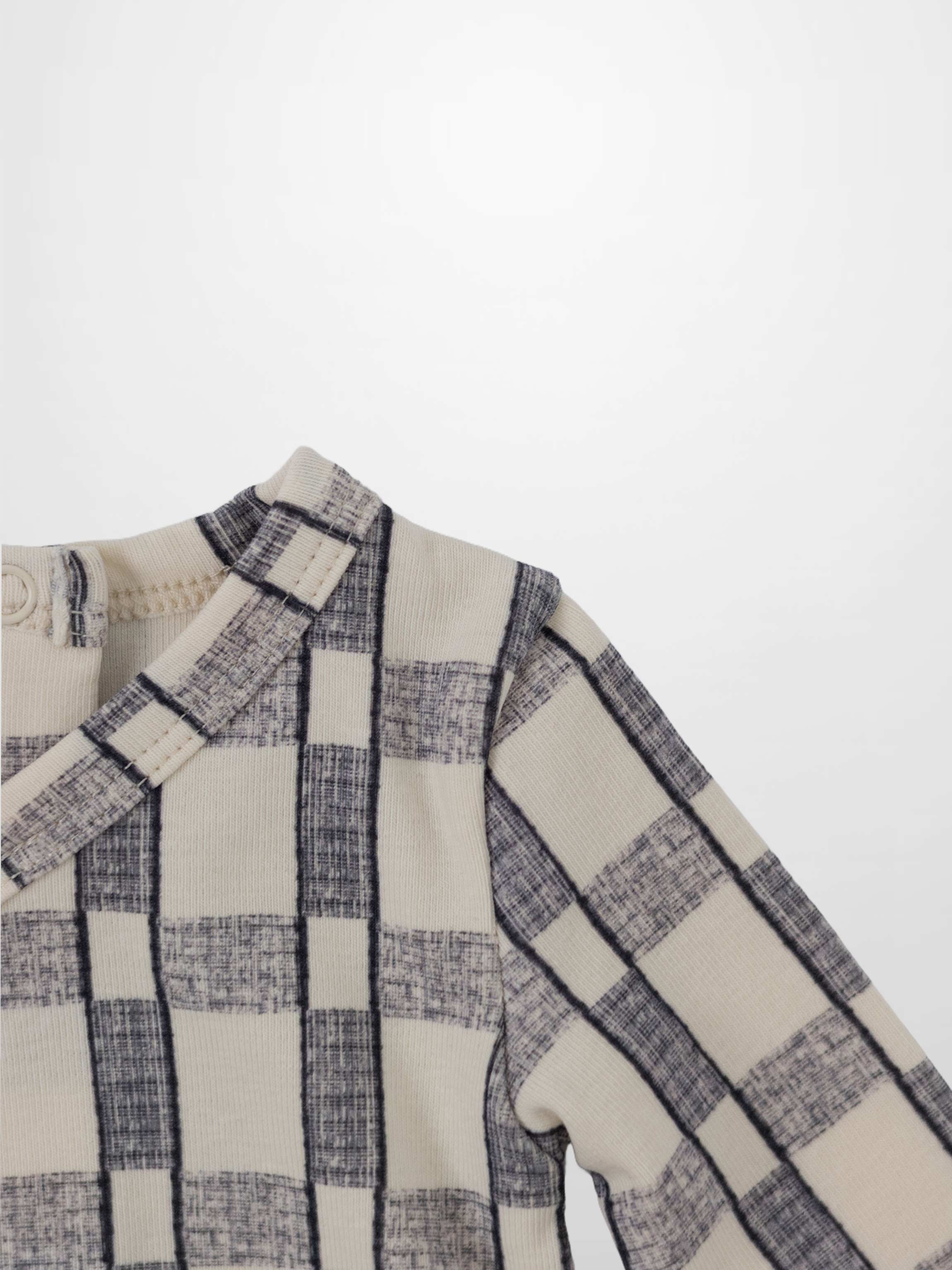 Windowpane Stretchy - Blue