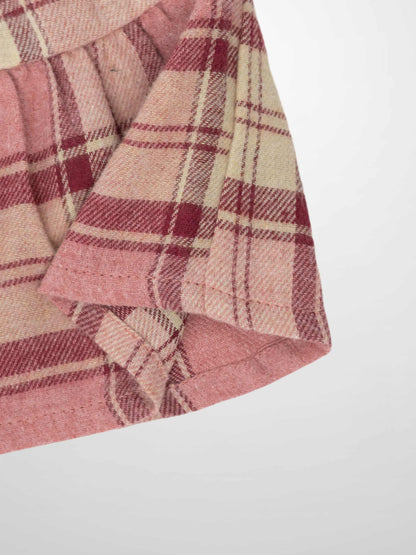 Plaid Skirt - Pink