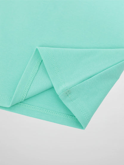 Short Puff Sleeve T-shirt &amp; Shorts Set - Mint Green