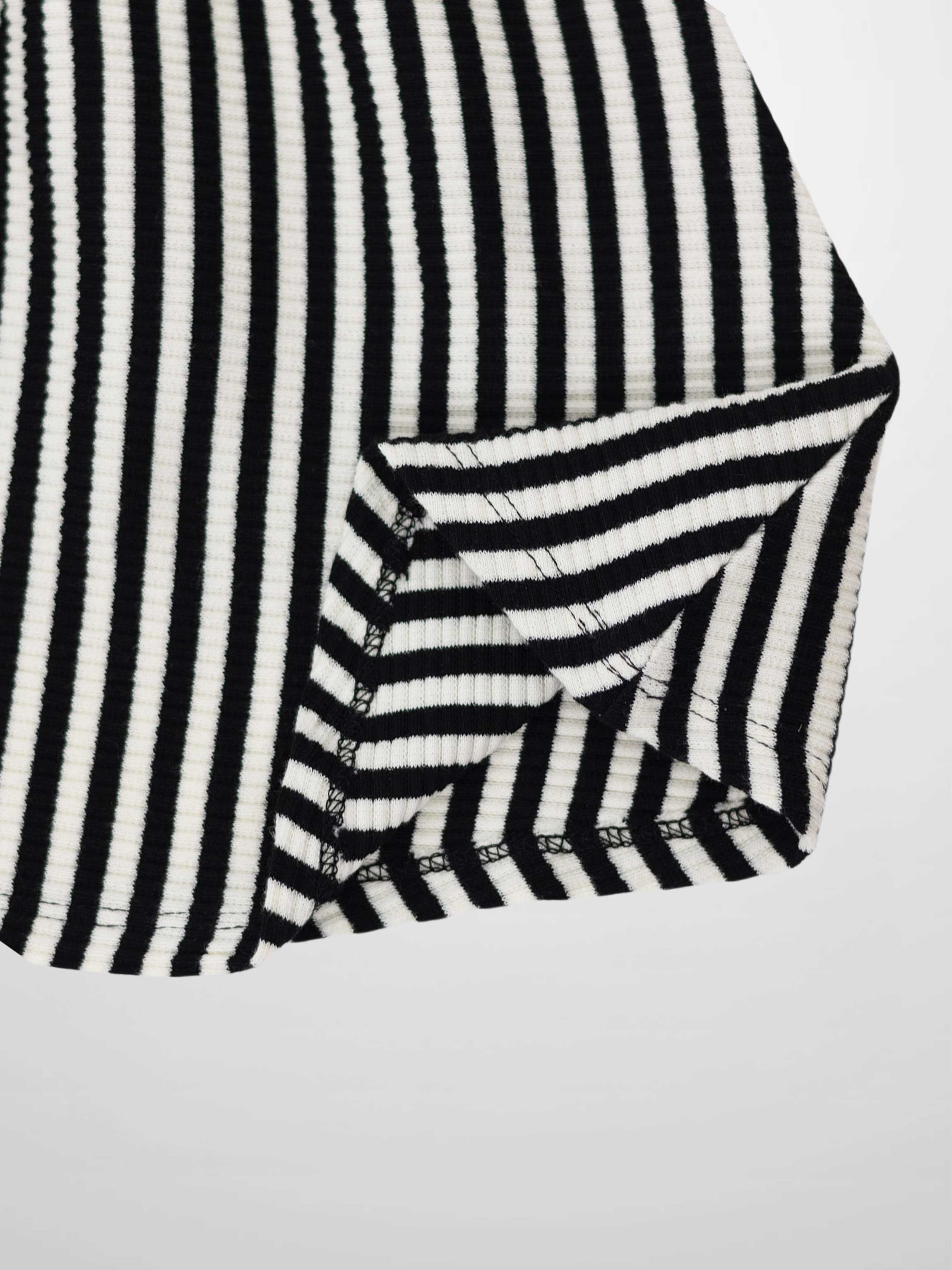 Striped Skirt - Black &amp; White
