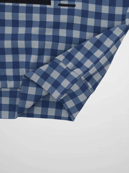 Gingham Pajamas - Blue