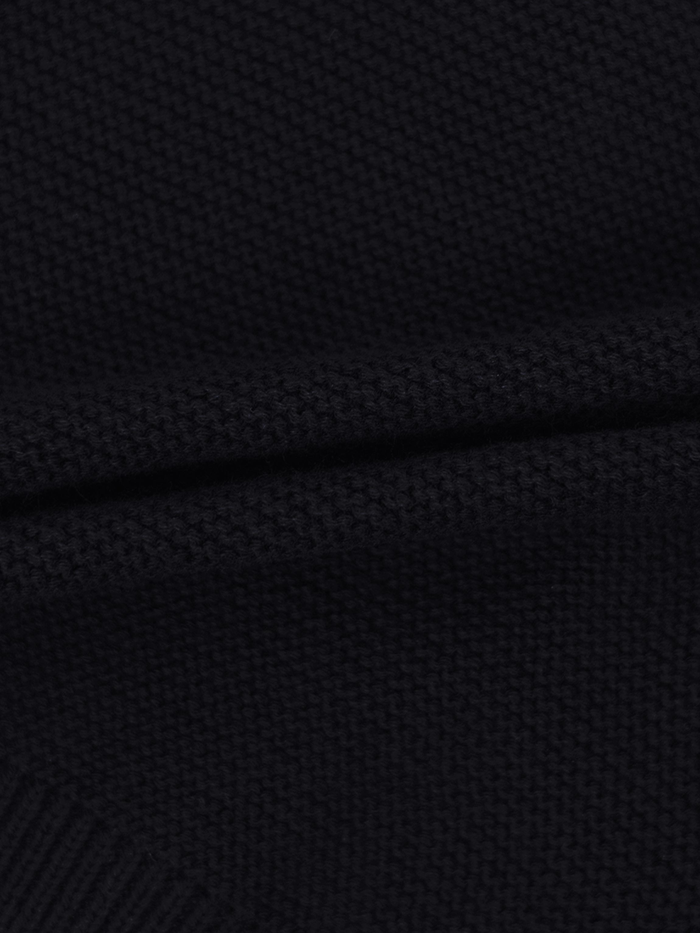 Cropped Cardigan - Black