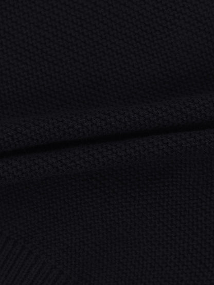 Cropped Cardigan - Black