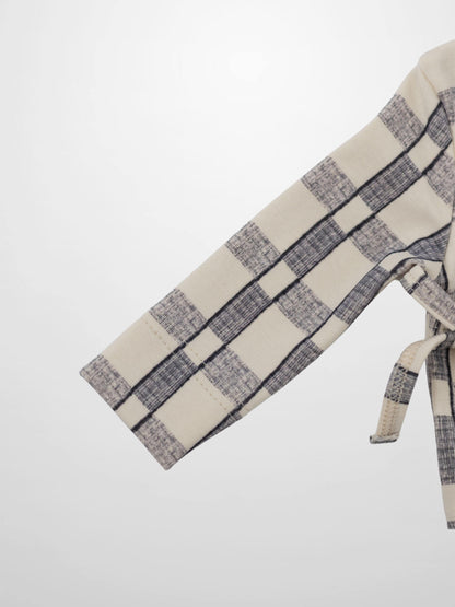 Windowpane Stretchy - Blue