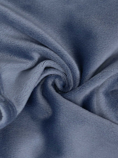 Velour Carriage Stretchy - Blue